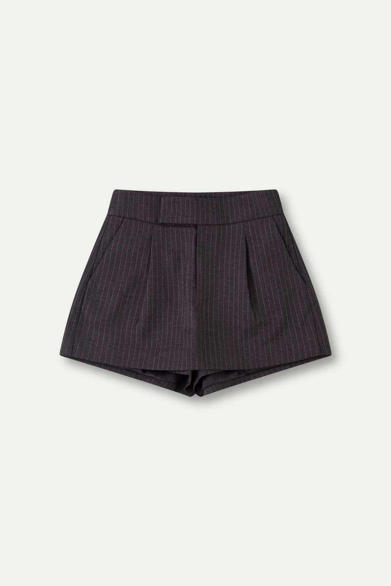 Pinstripe Tailored Skort