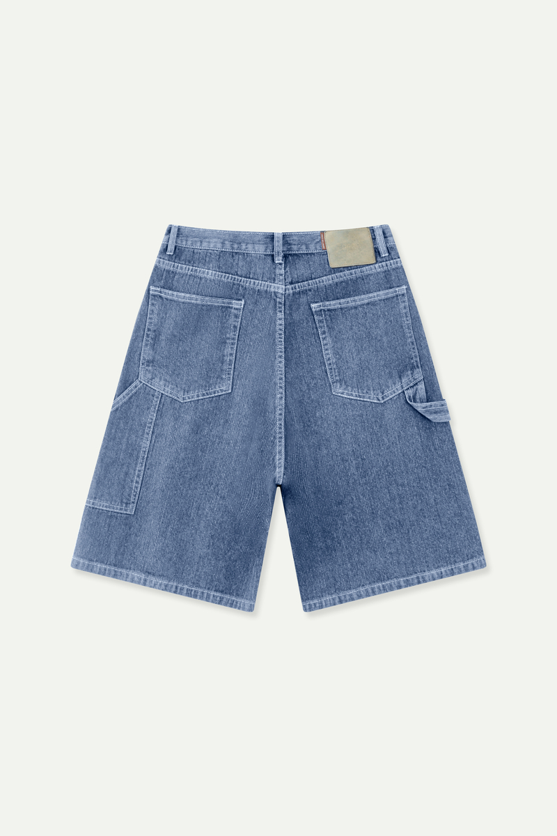 Denim Utility Shorts