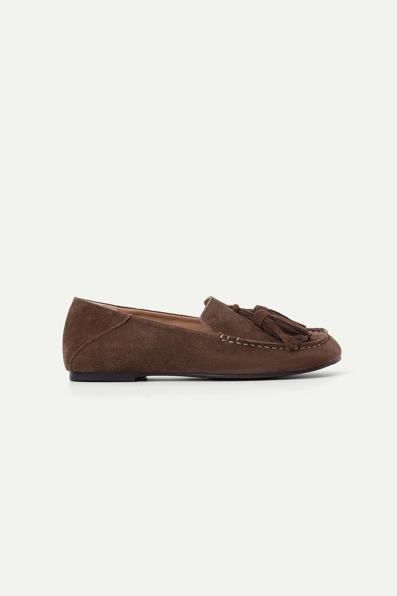 Suede Tassel Loafers