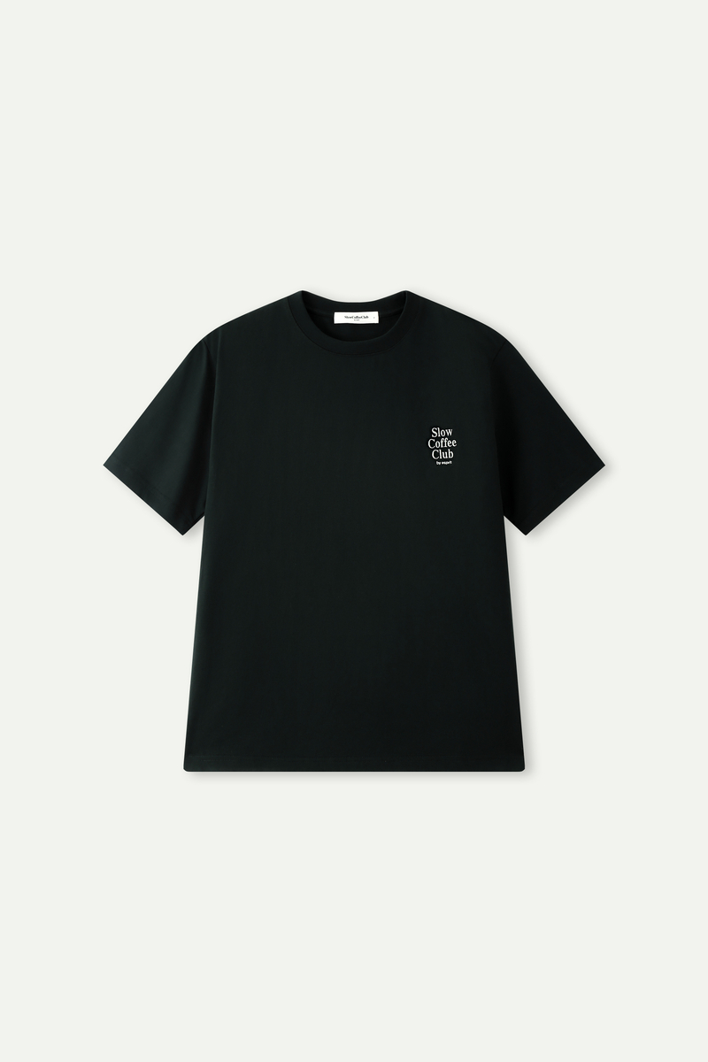 Slow Coffee Club Graphic Cotton Tee  (UNISEX)
