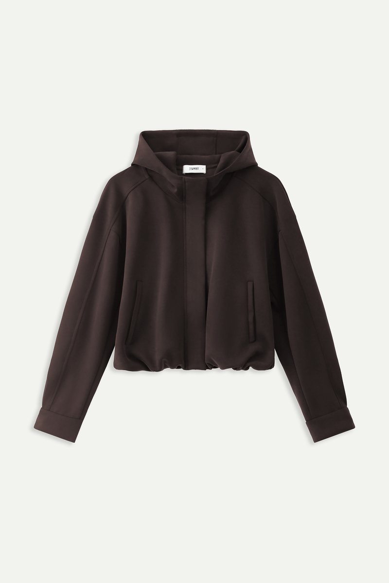 Cropped Hooded Jacket