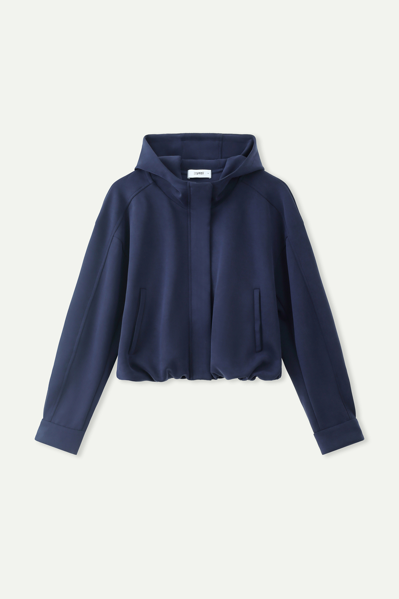 Cropped Hooded Jacket