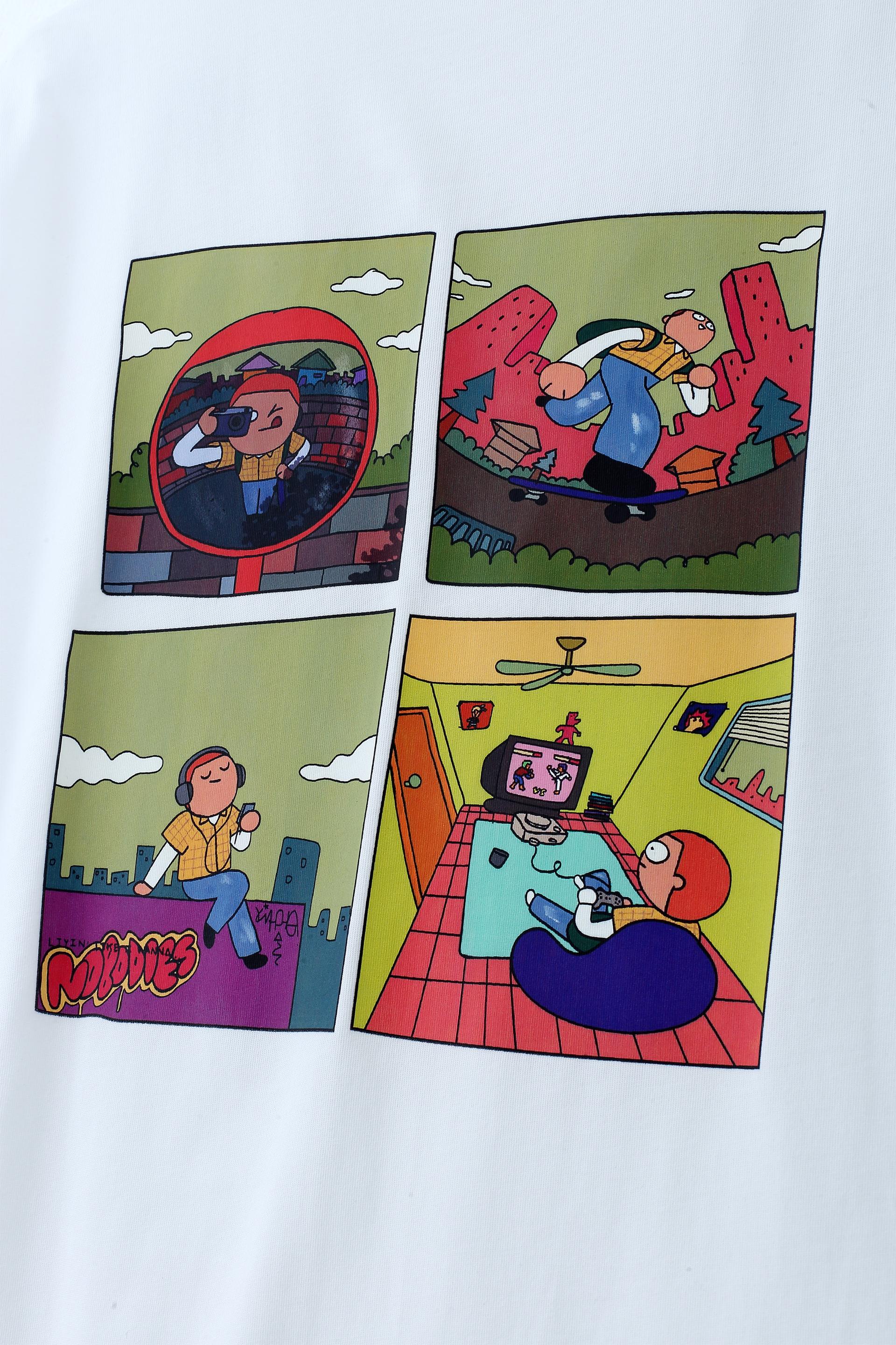 ESPRIT X MR NOBODIES 圖案 T 恤（UNISEX）