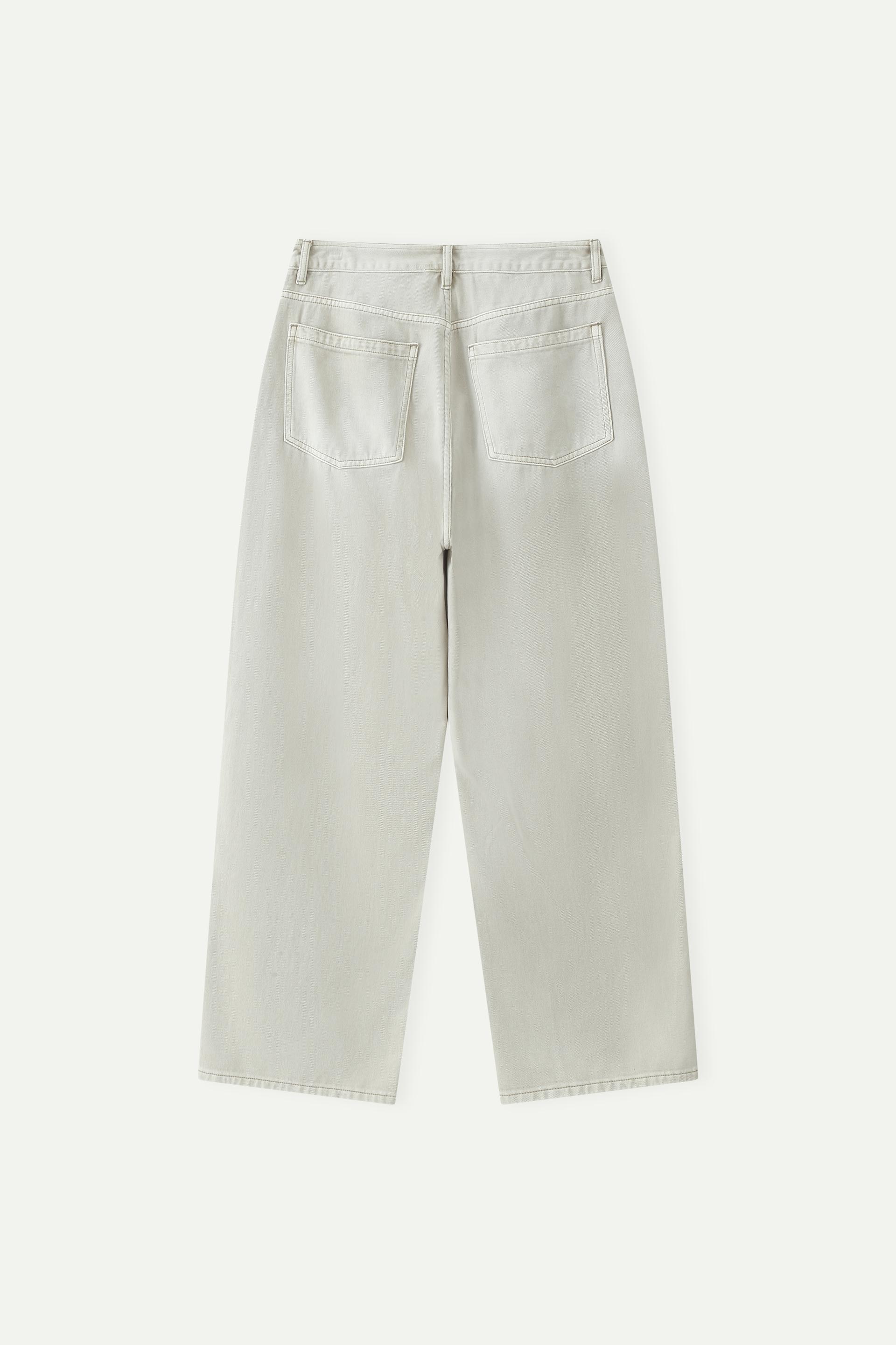 Light Wash High-Rise Wide Leg Jeans