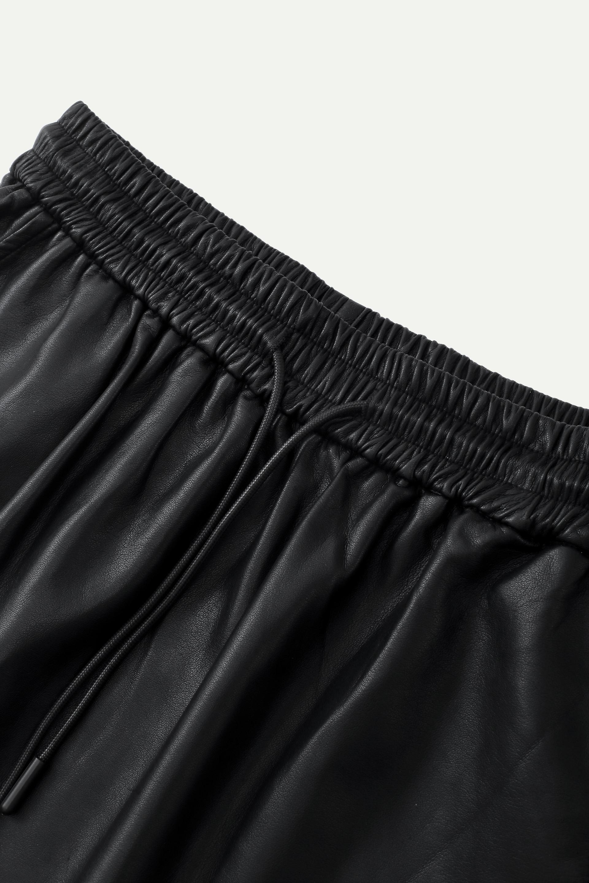 Faux Leather Midi Skirt