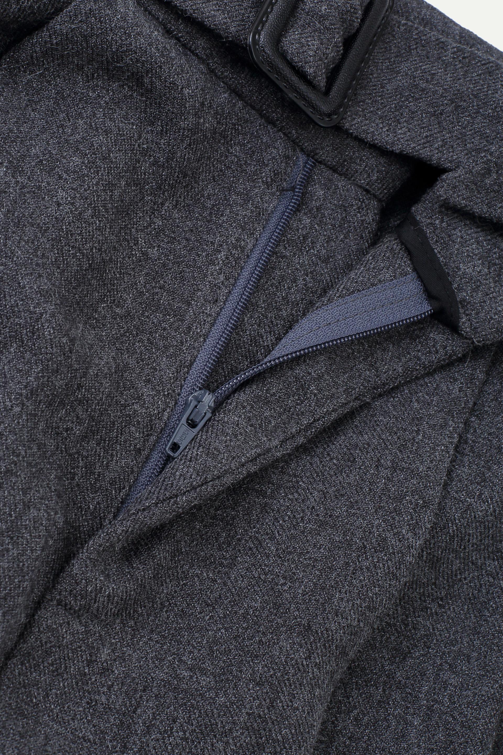 Wide-Leg Belted Pants