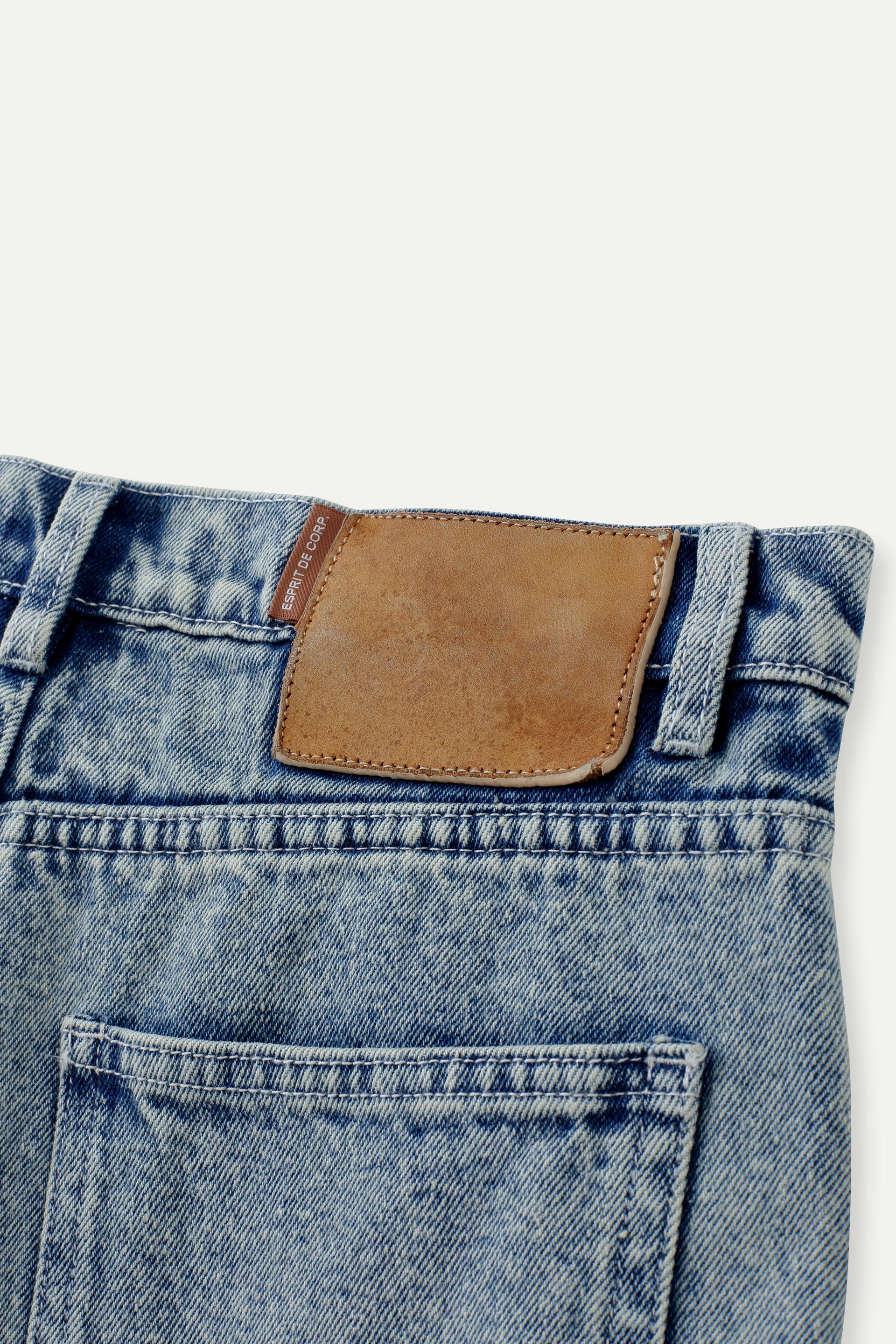 Relaxed-fit Denim Cargo Shorts
