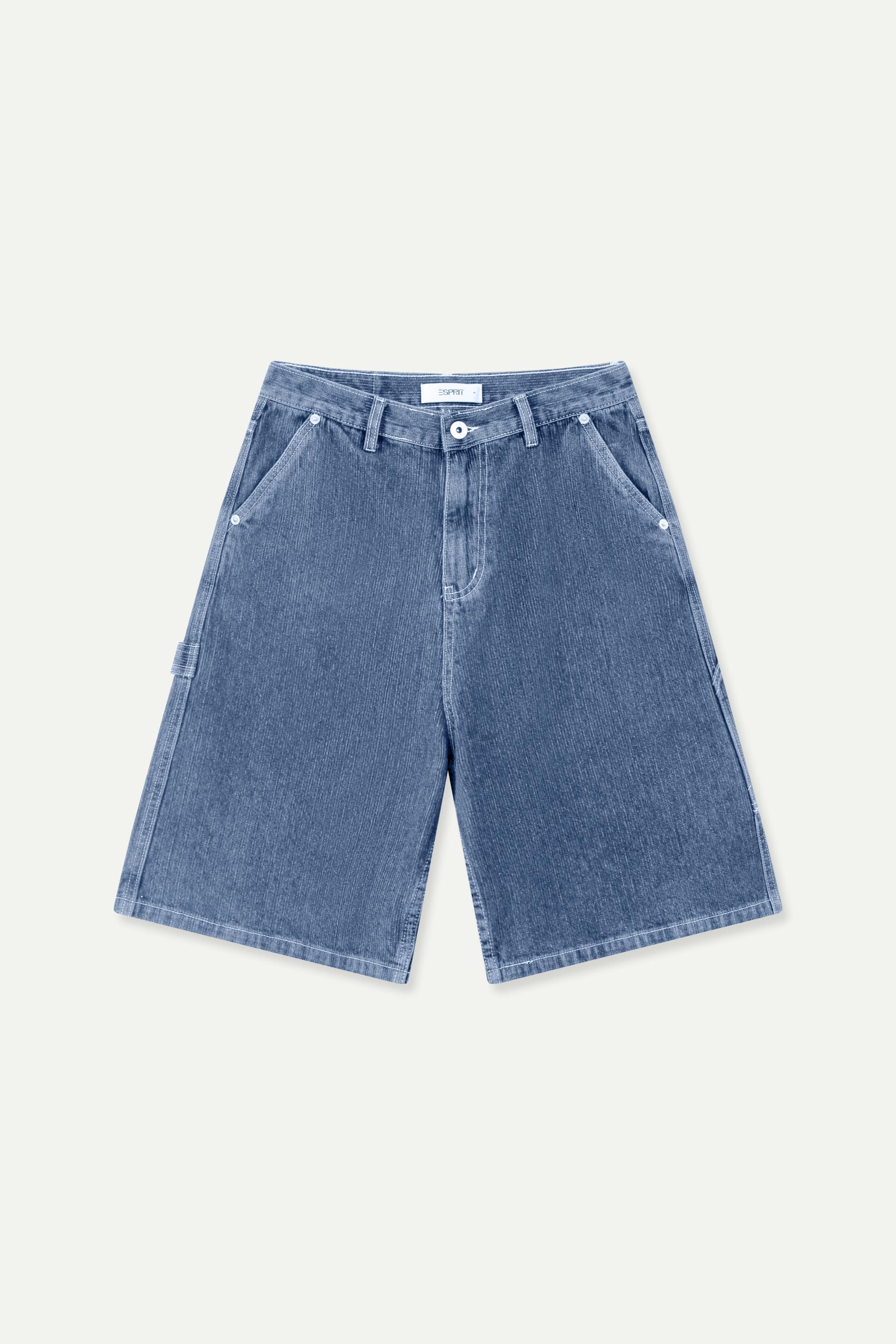 Denim Utility Shorts