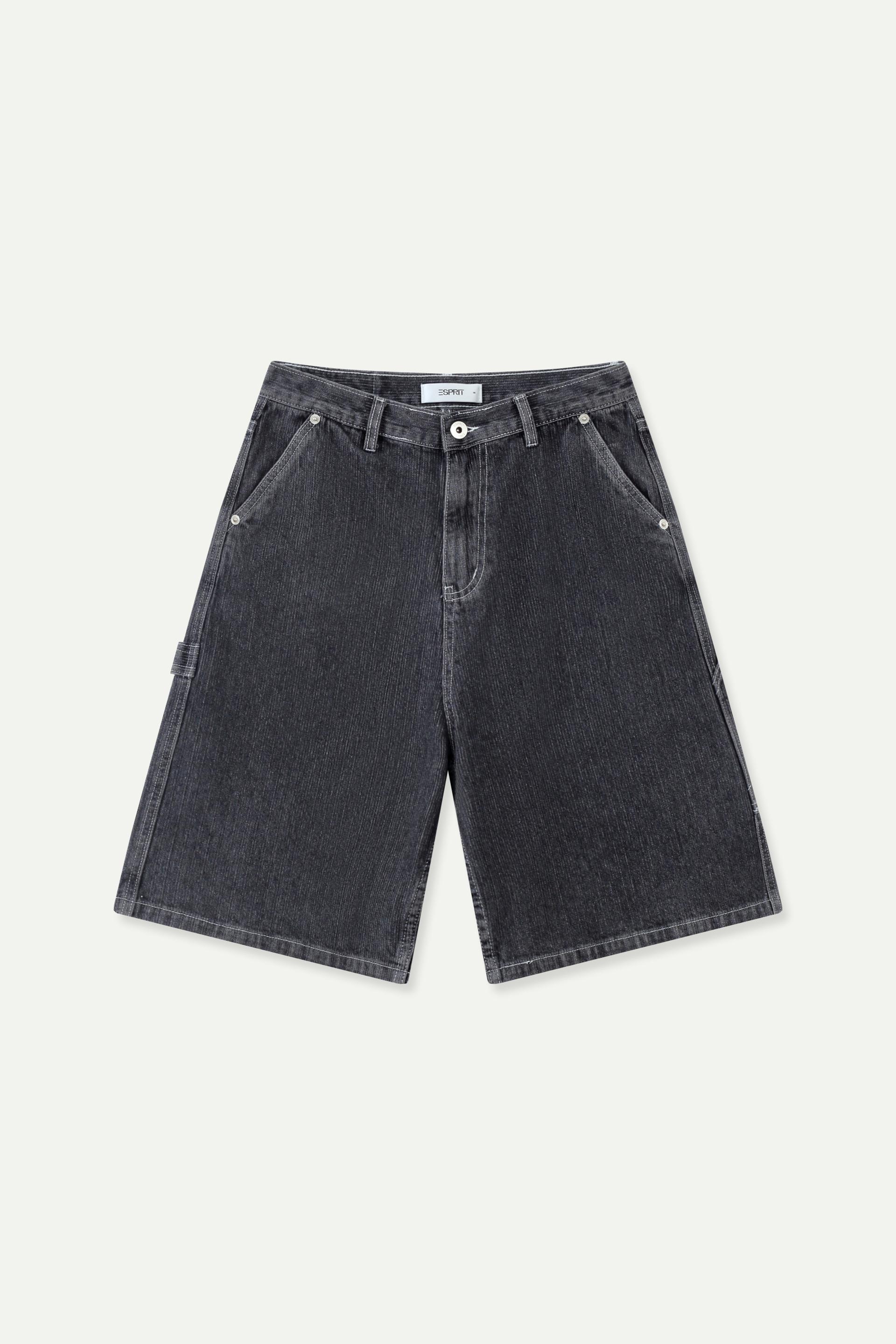 Denim Utility Shorts