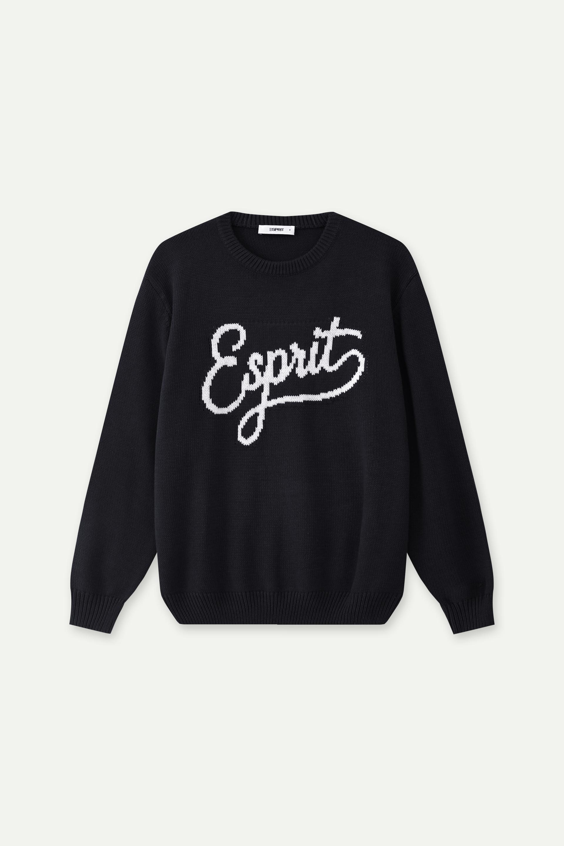 Crew-Neck Esprit Logo Sweater