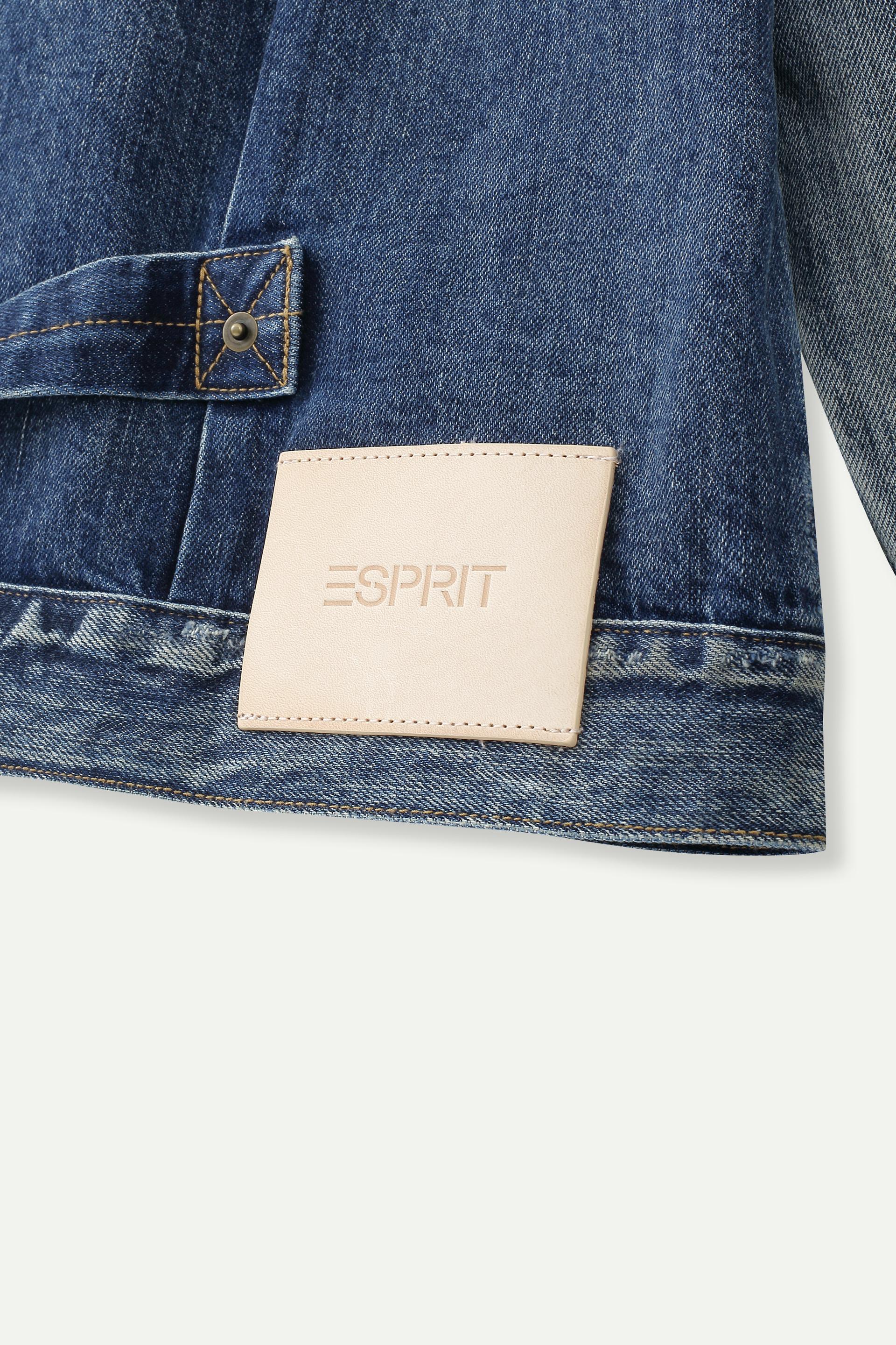 做舊闊身牛仔外套