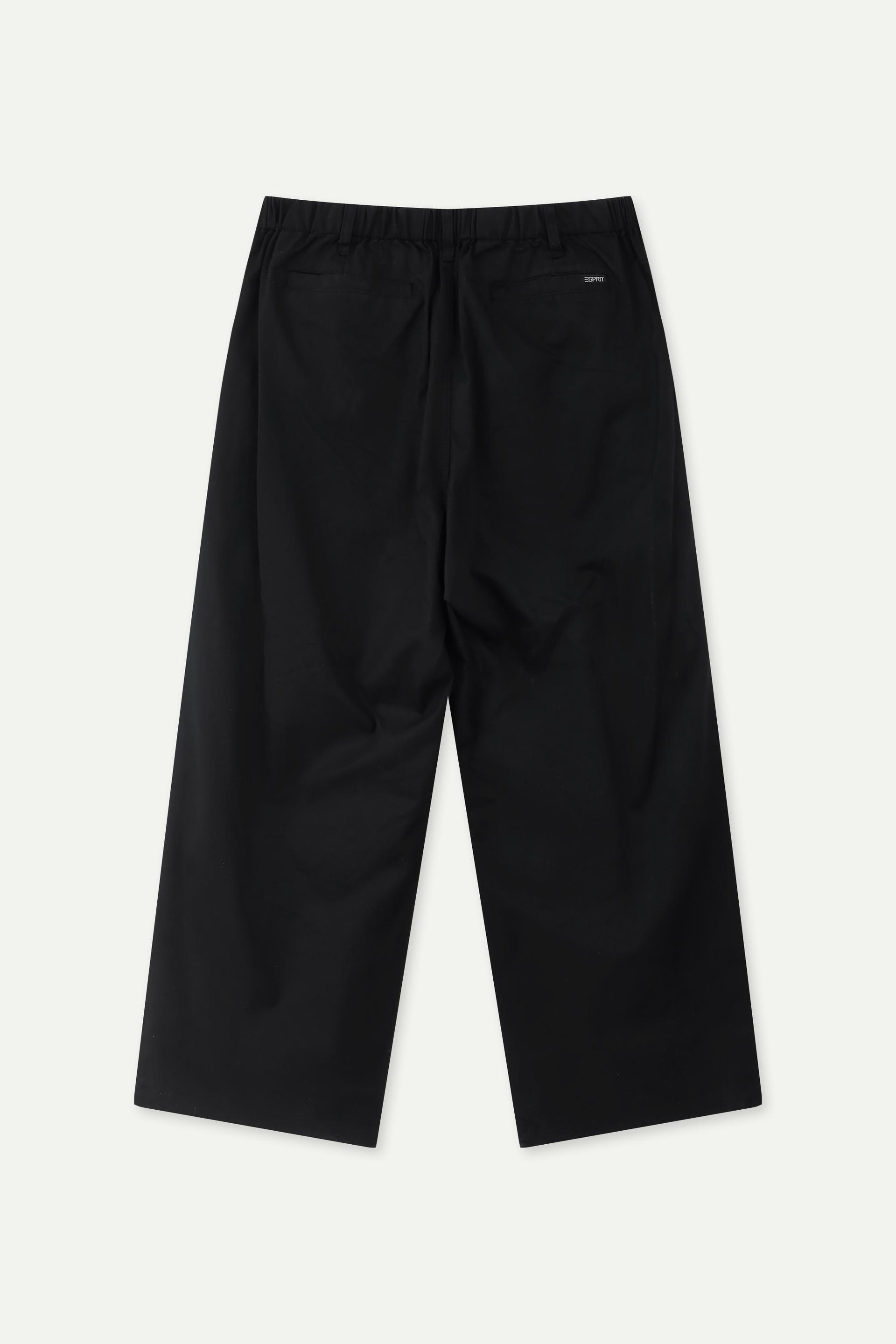 Wide-Leg Cropped Trousers