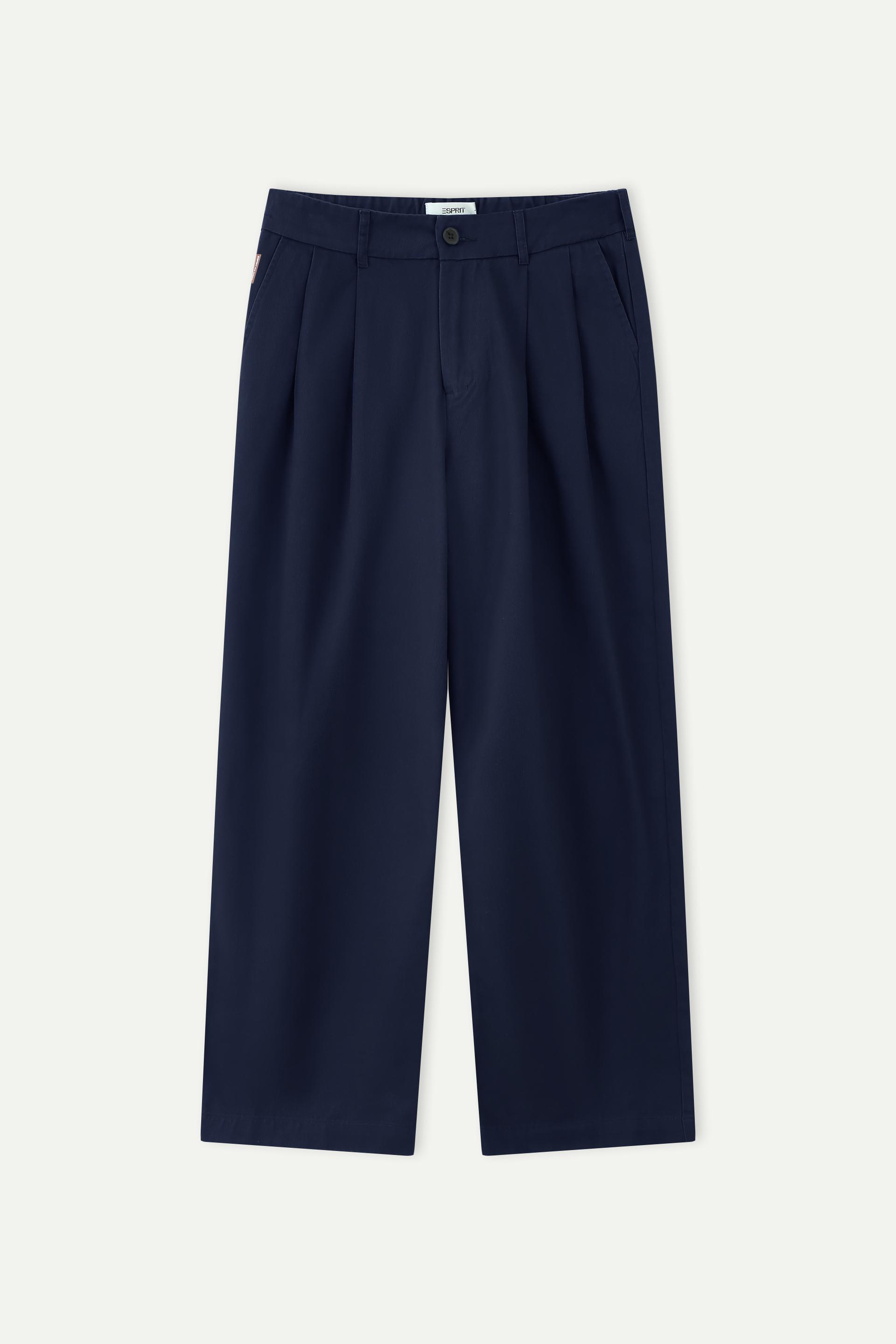 Relaxed Wide-Leg Trousers