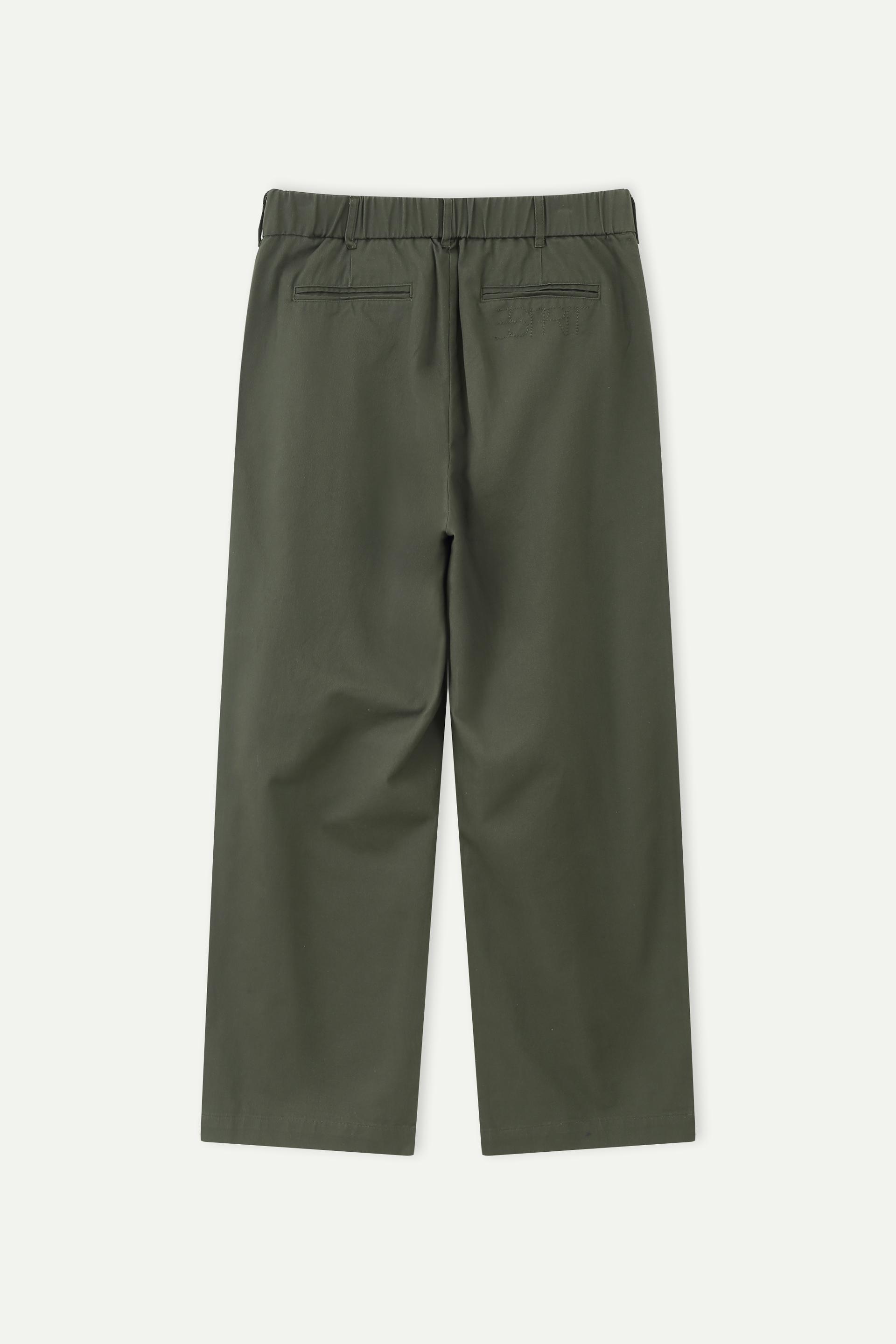 Relaxed Wide-Leg Trousers
