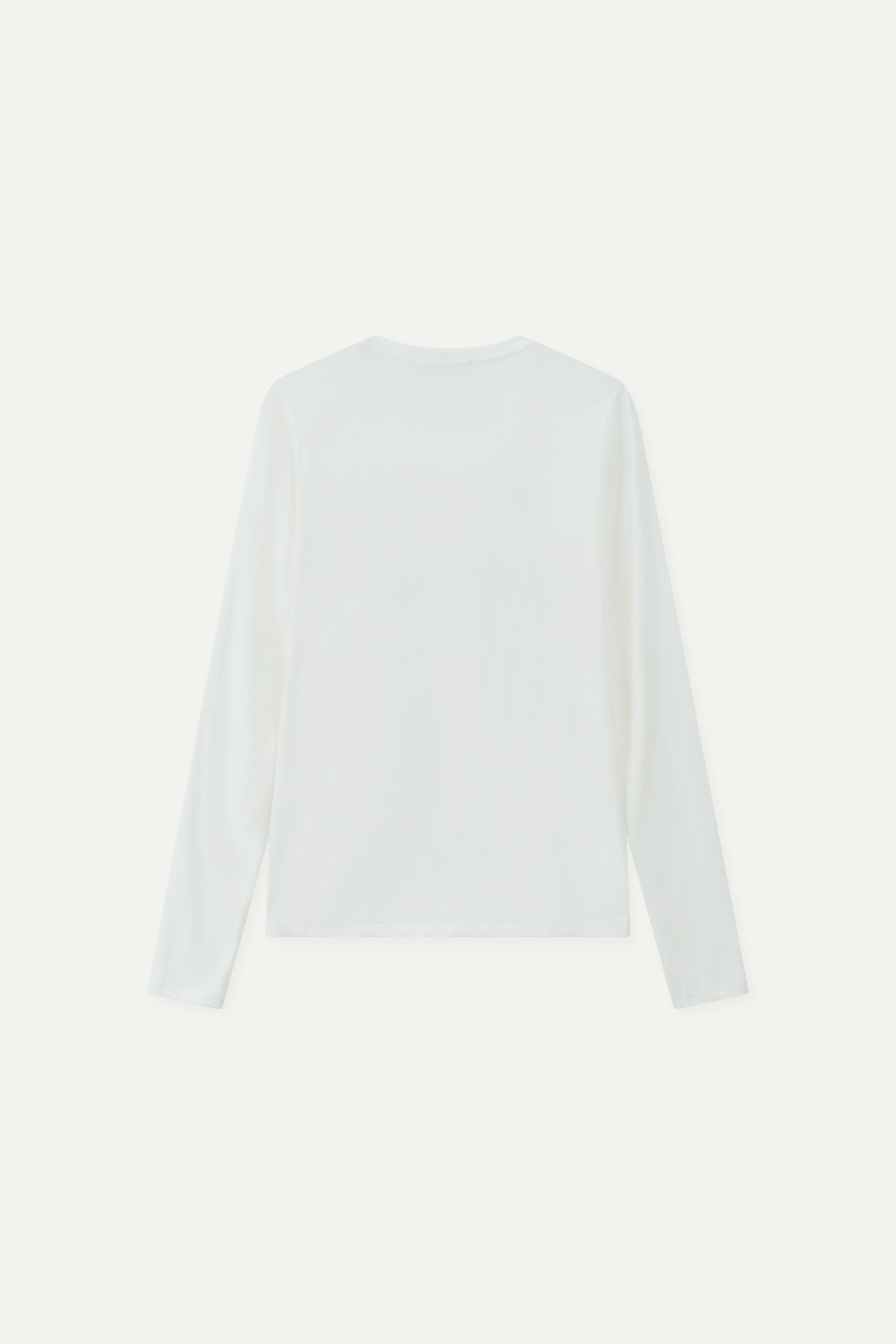 Long-Sleeve Crew Neck T-Shirt