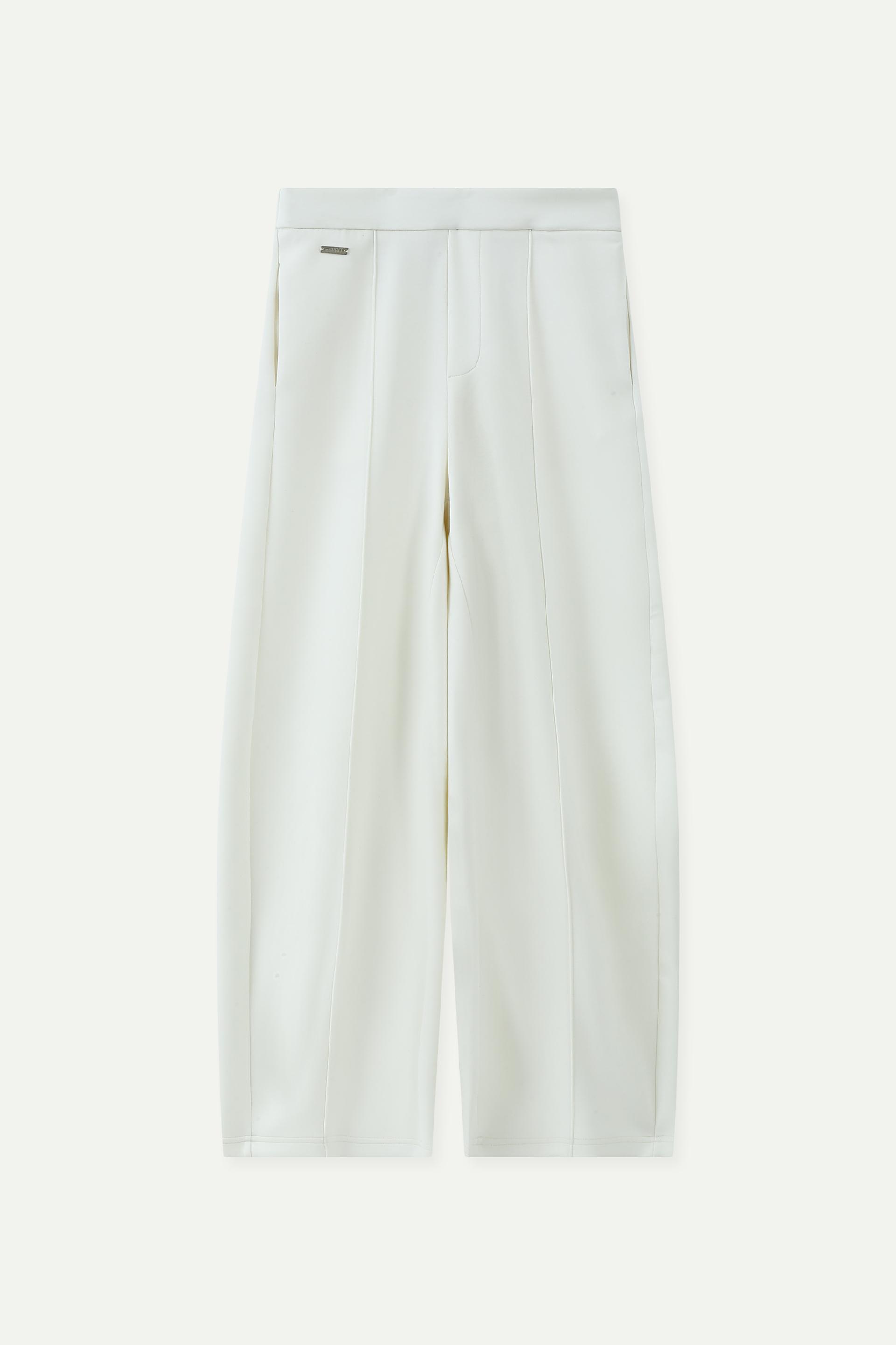 High-Waisted Wide-Leg Trousers