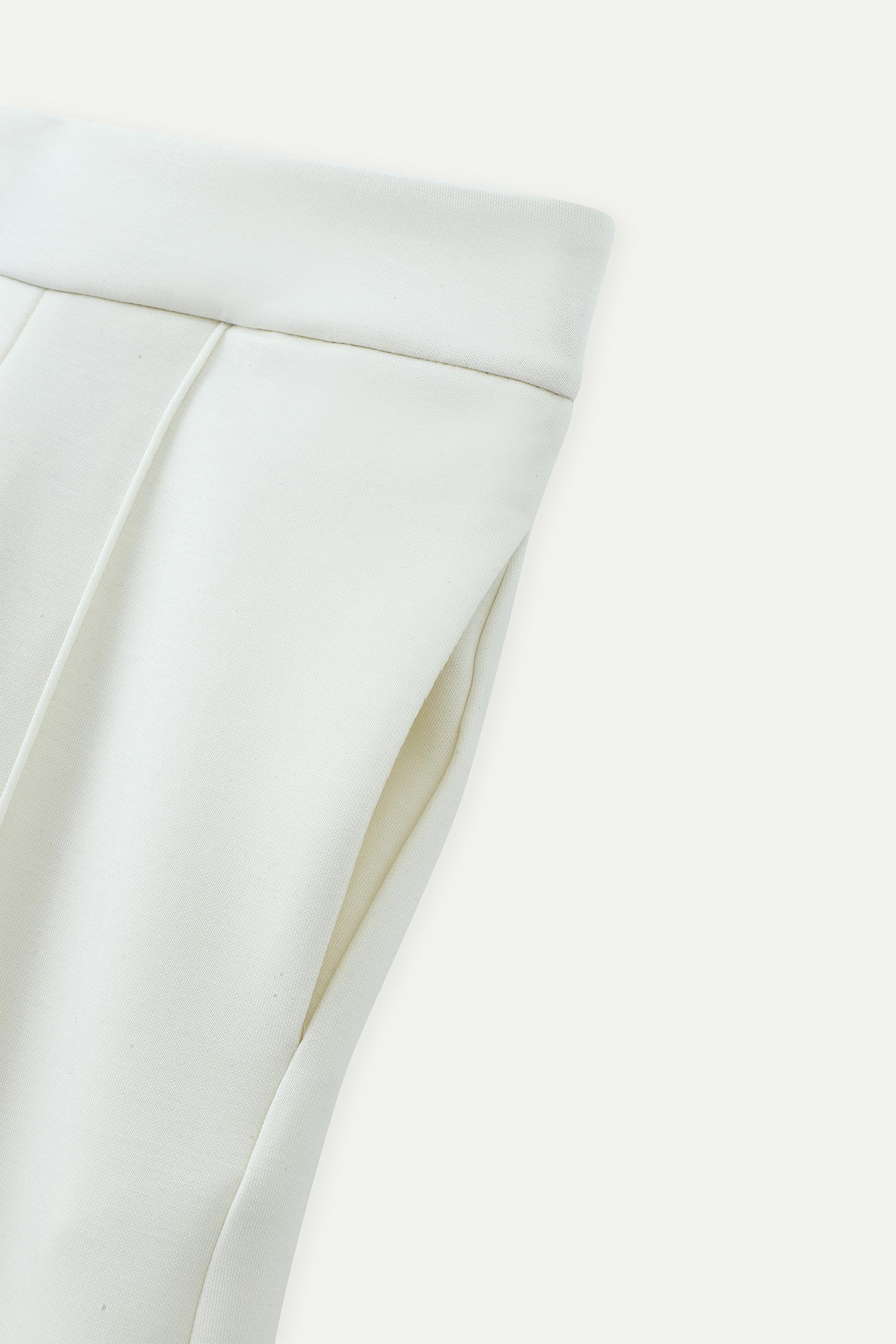 High-Waisted Wide-Leg Trousers