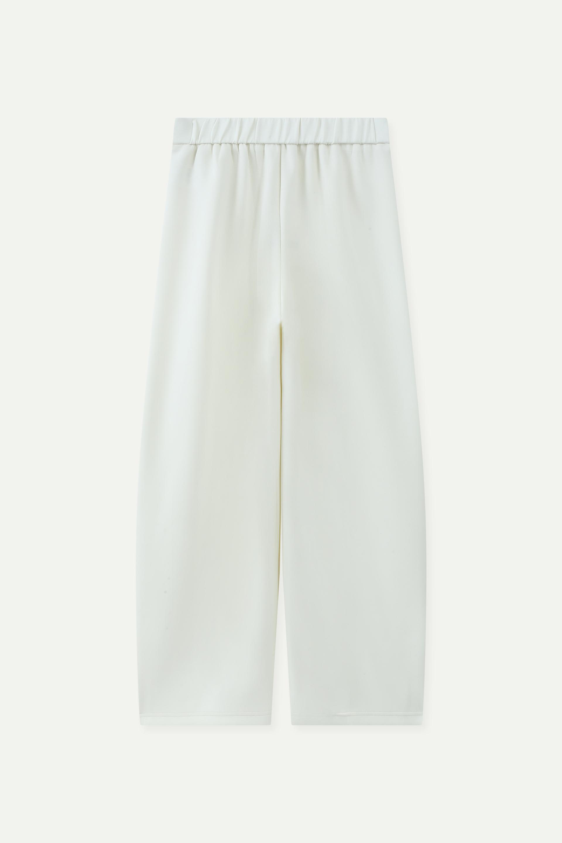 High-Waisted Wide-Leg Trousers