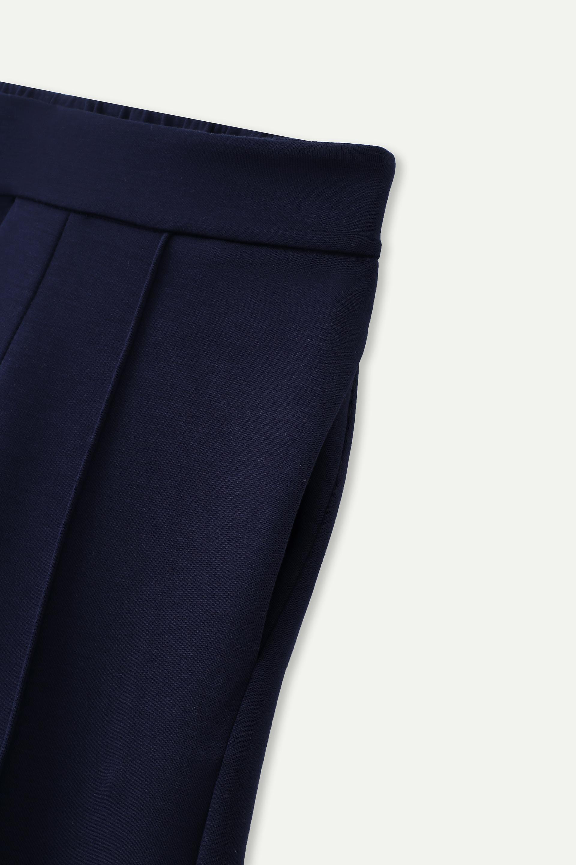 High-Waisted Wide-Leg Trousers