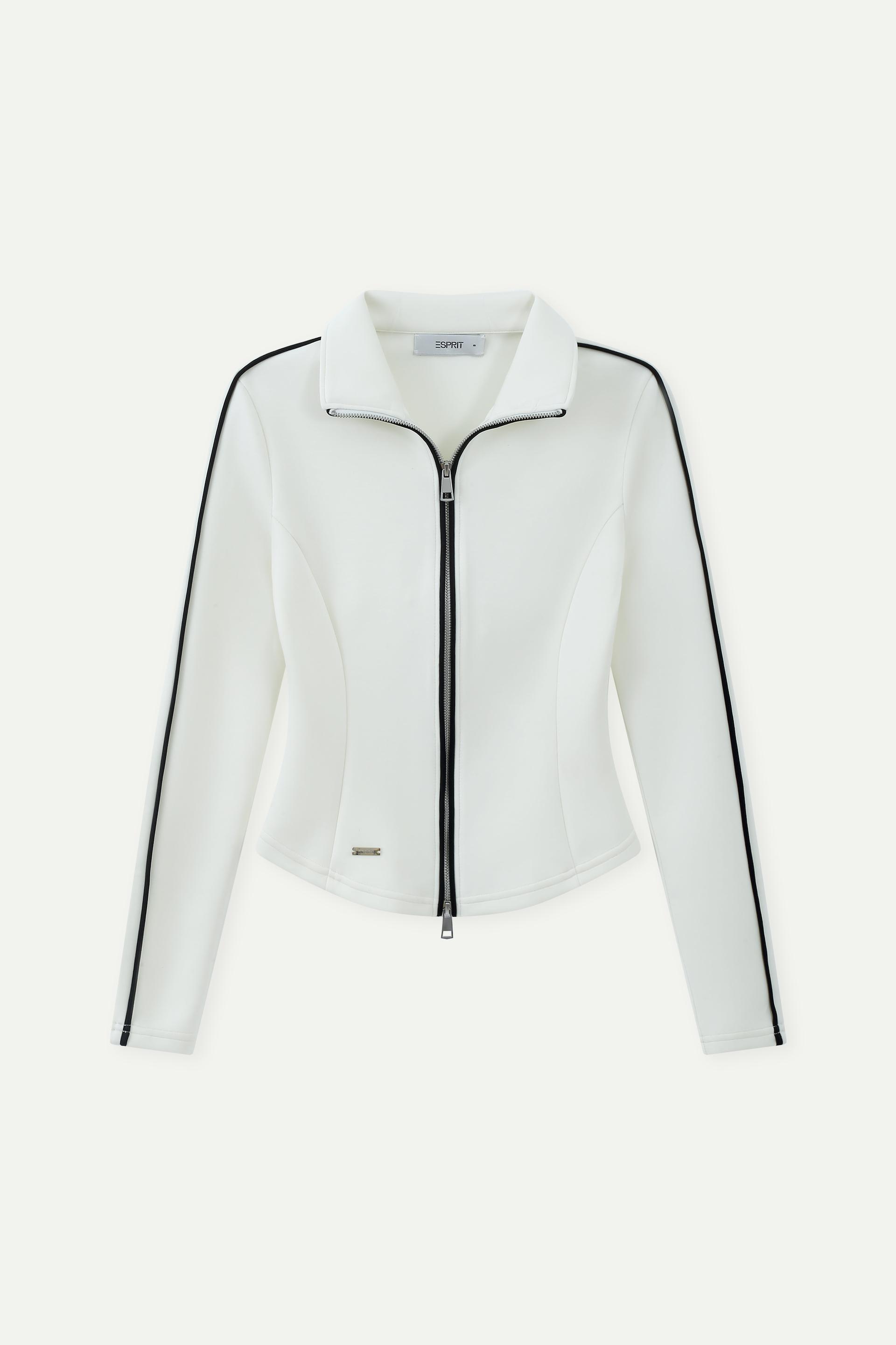 短款拉鏈企領外套