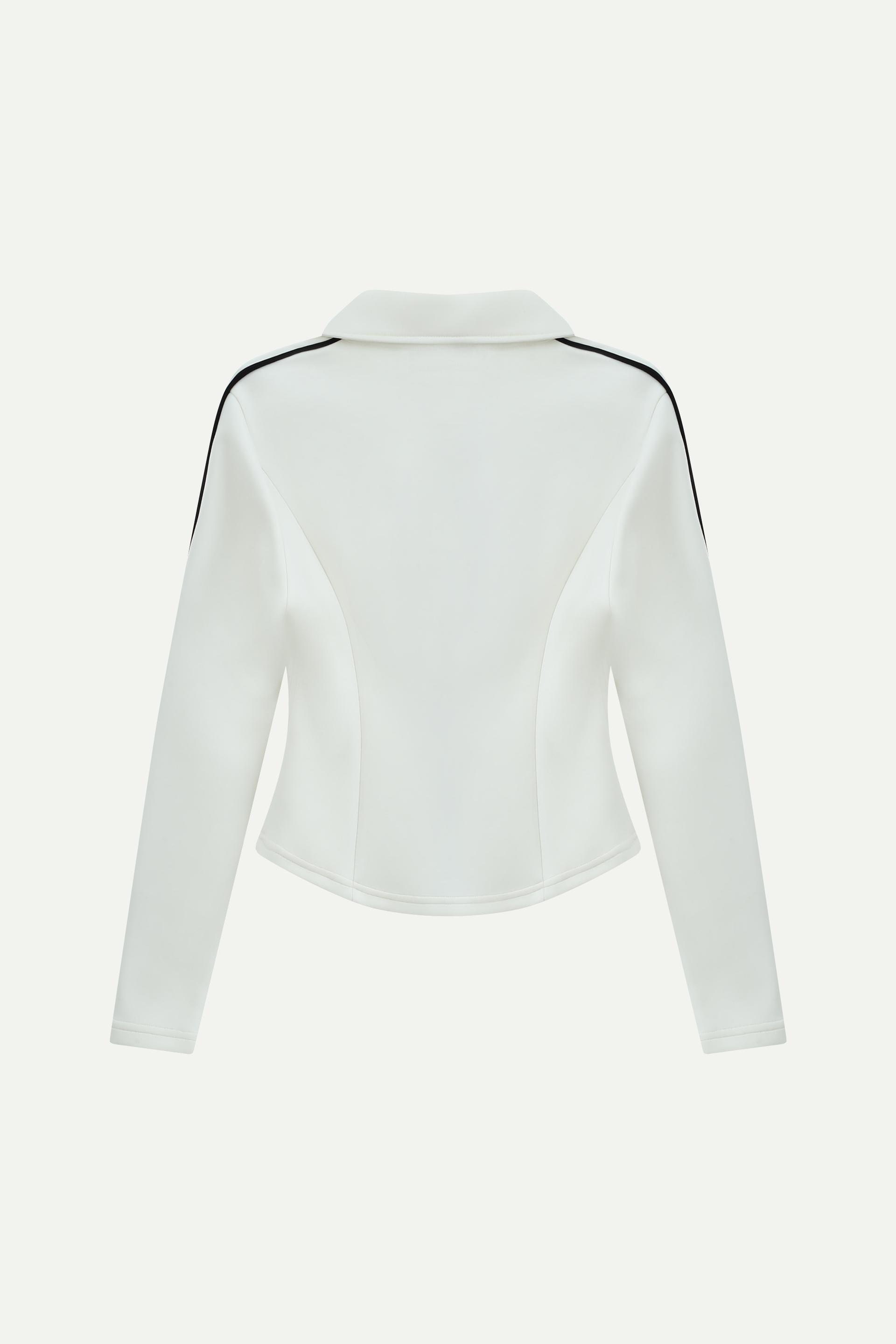 短款拉鏈企領外套