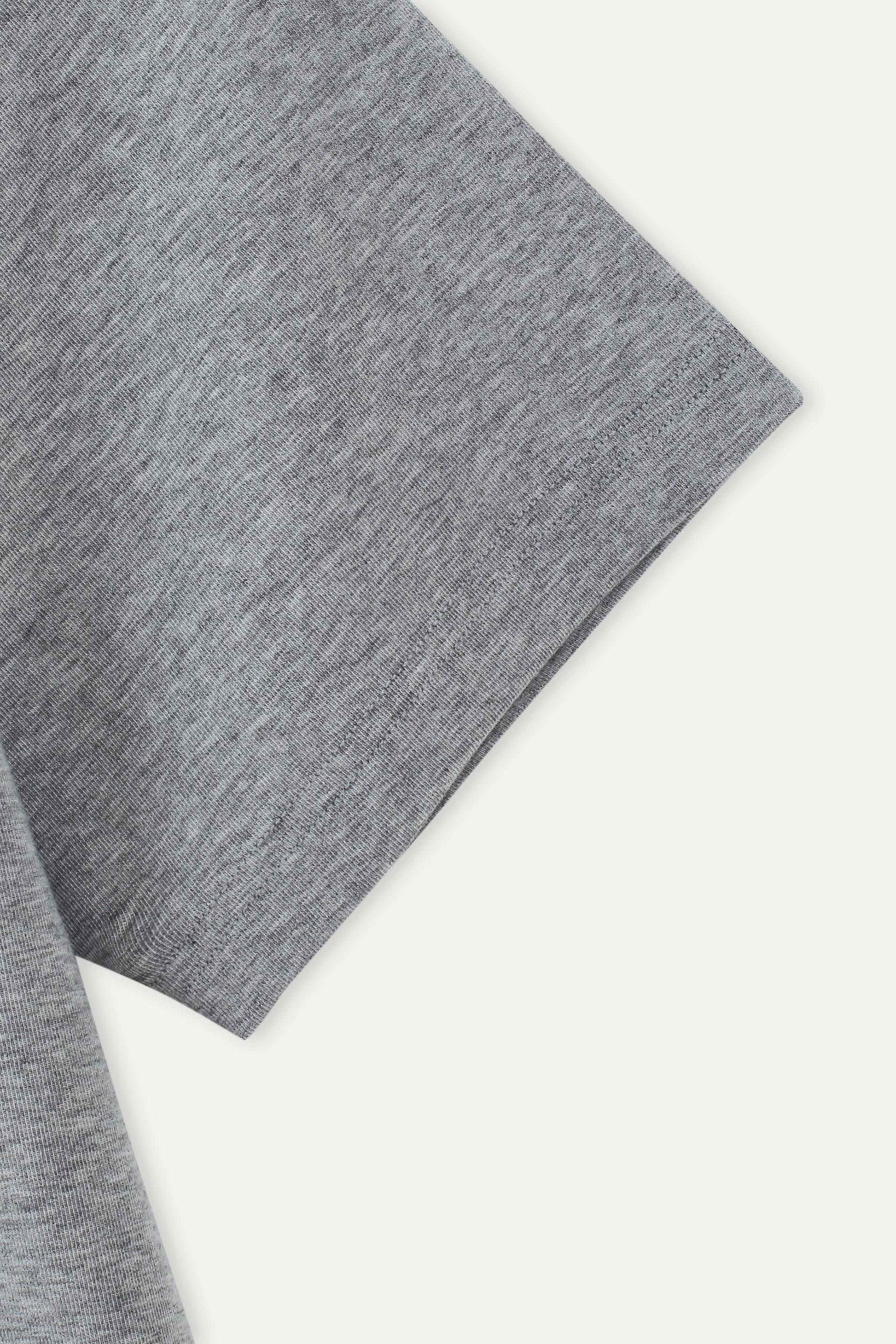 鬆身圓領短袖 T 恤