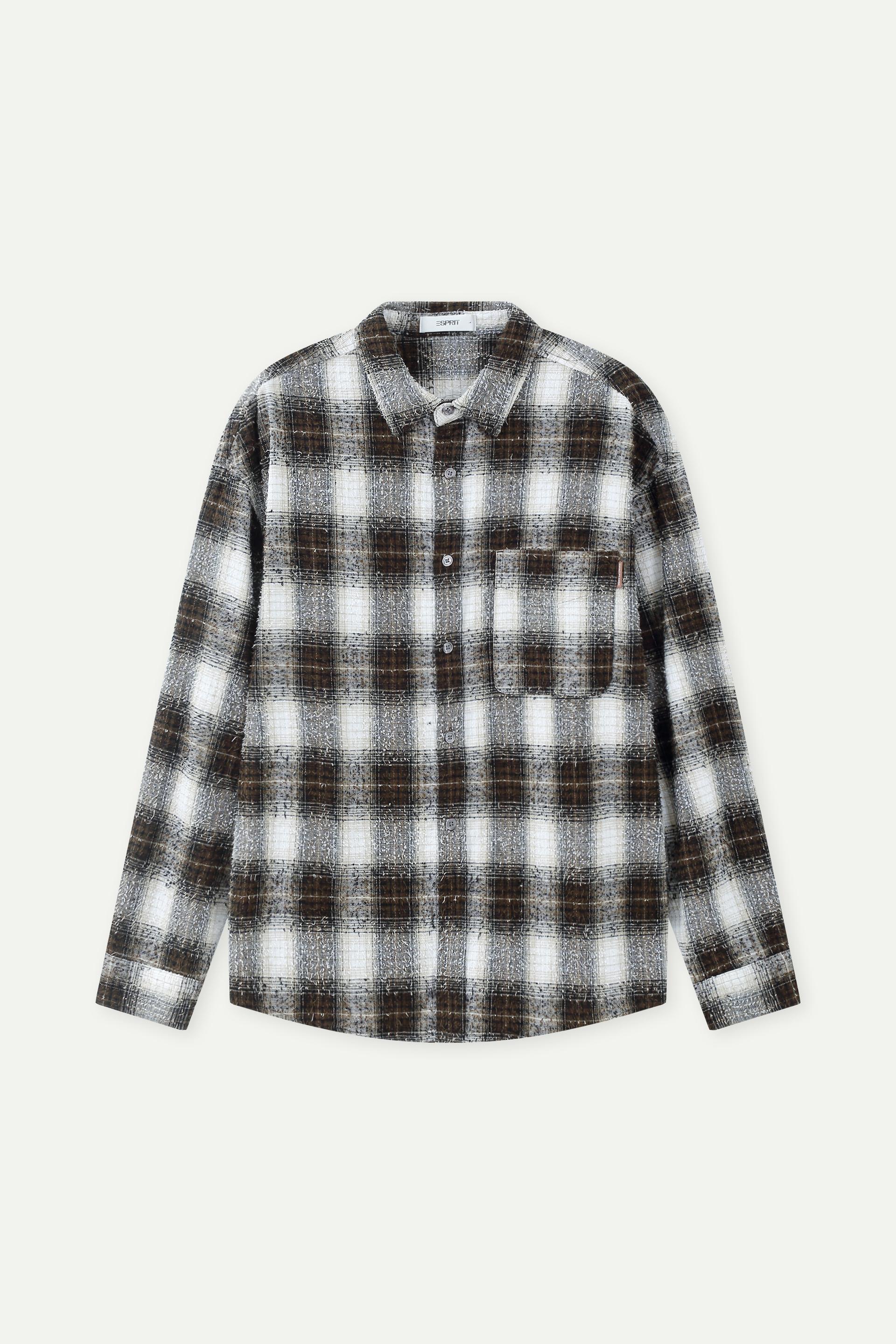 100% Cotton Oversized Plaid Shirt