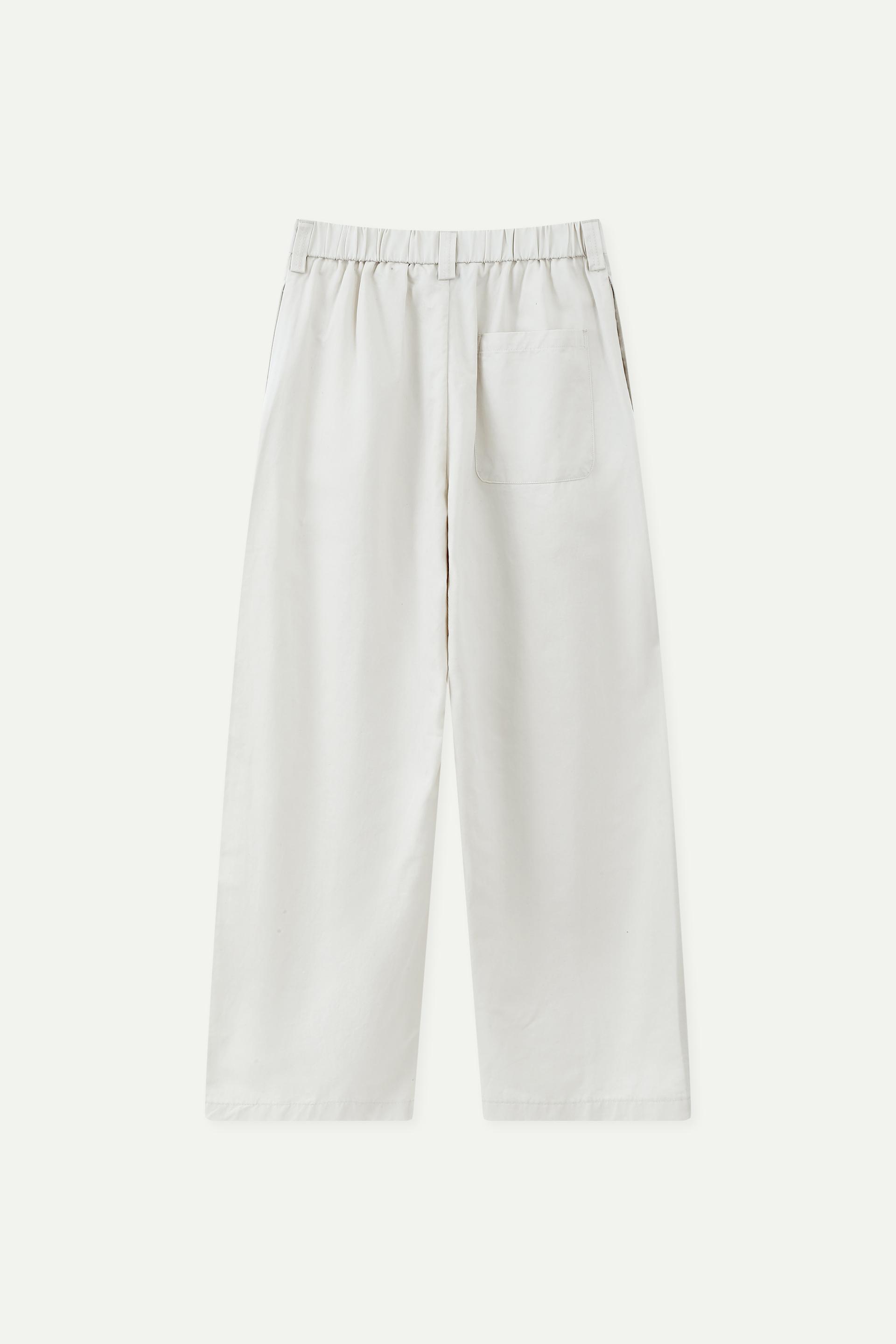 高腰闊腳燈籠褲