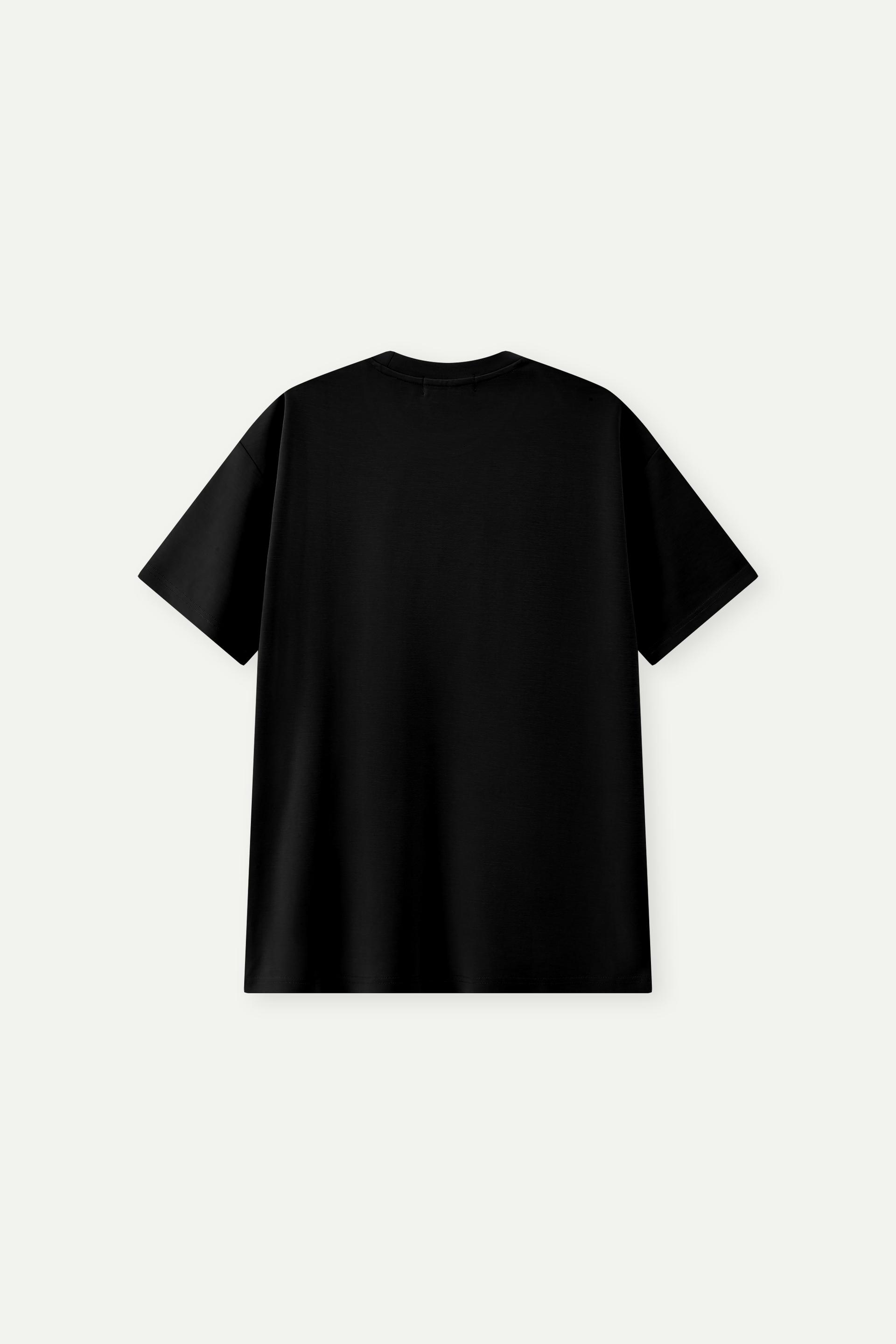 Oversized Dropped Shoulder Crew Neck Short Sleeve Tee