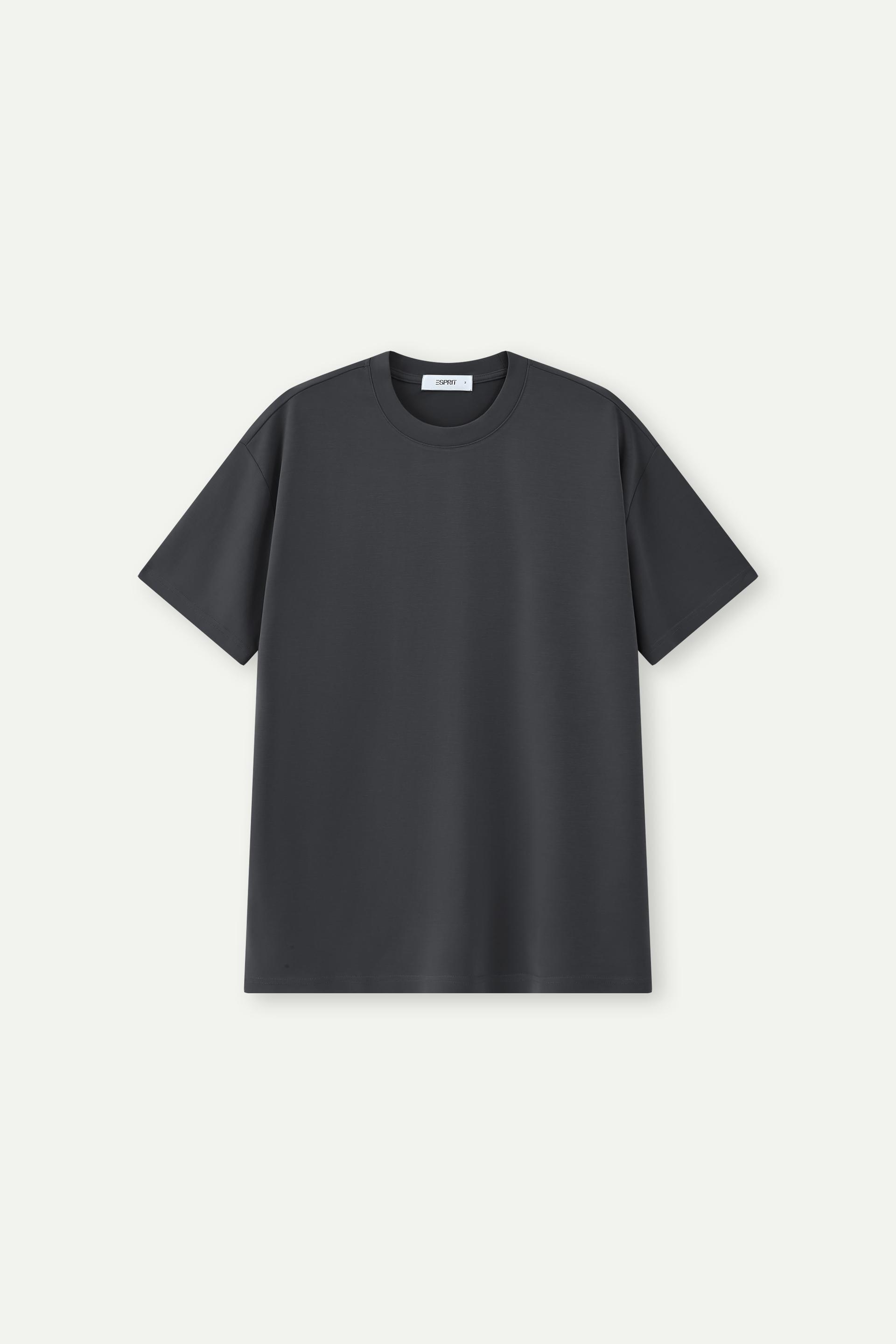 Oversized Dropped Shoulder Crew Neck Short Sleeve Tee