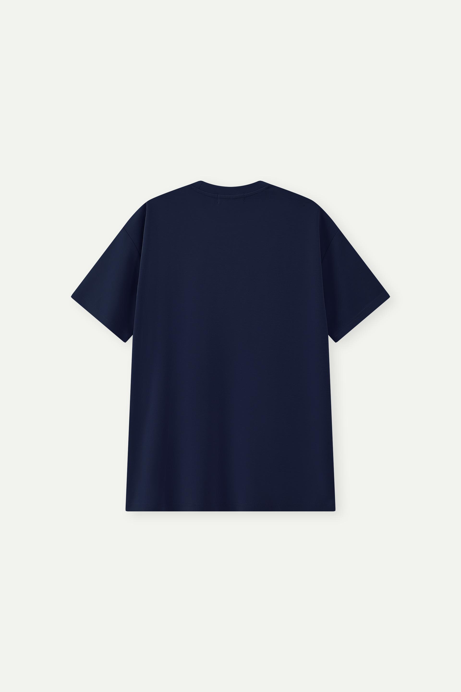 Oversized Dropped Shoulder Crew Neck Short Sleeve Tee