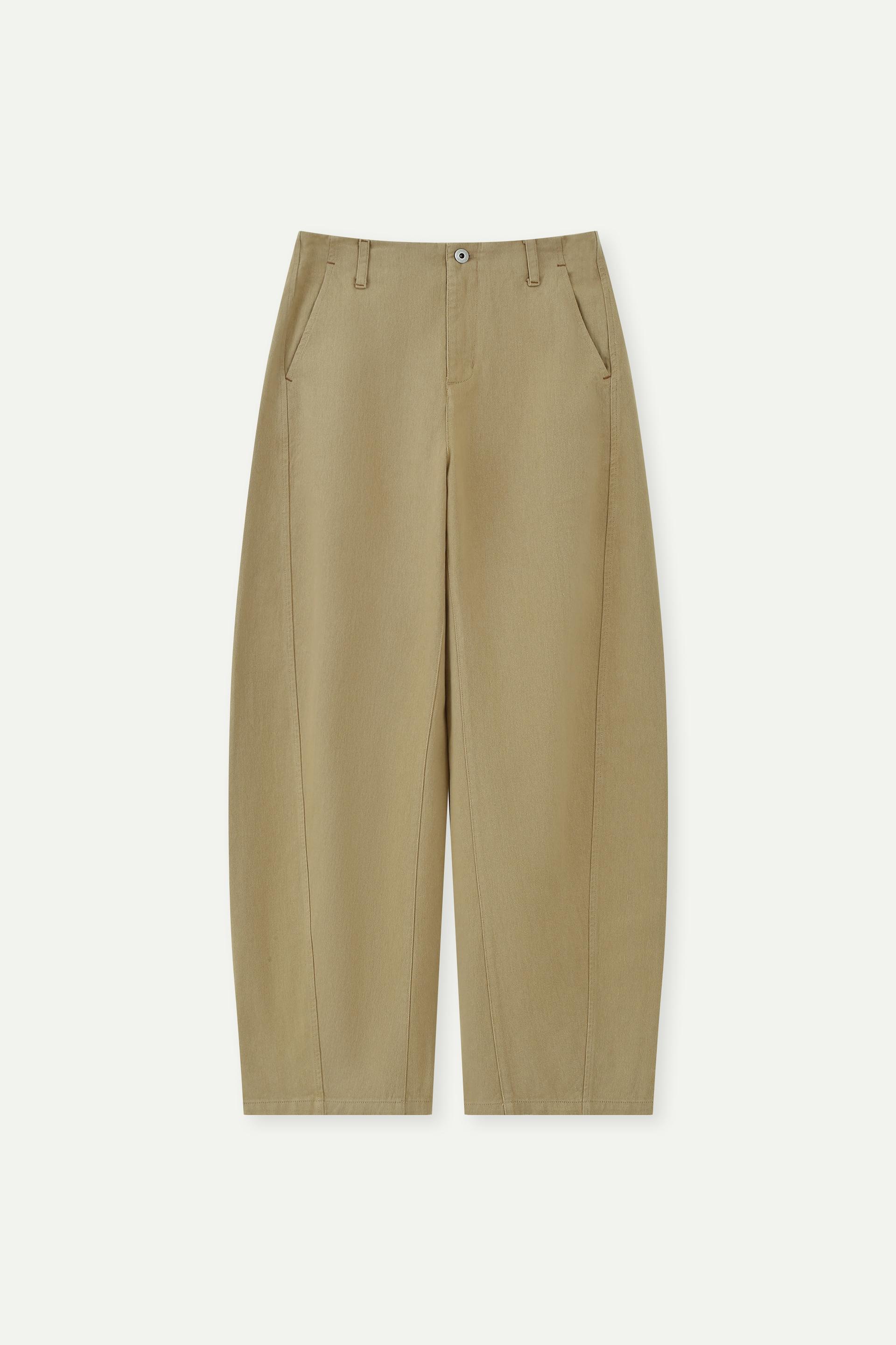 Curved Straight Leg Workwear Trouser
