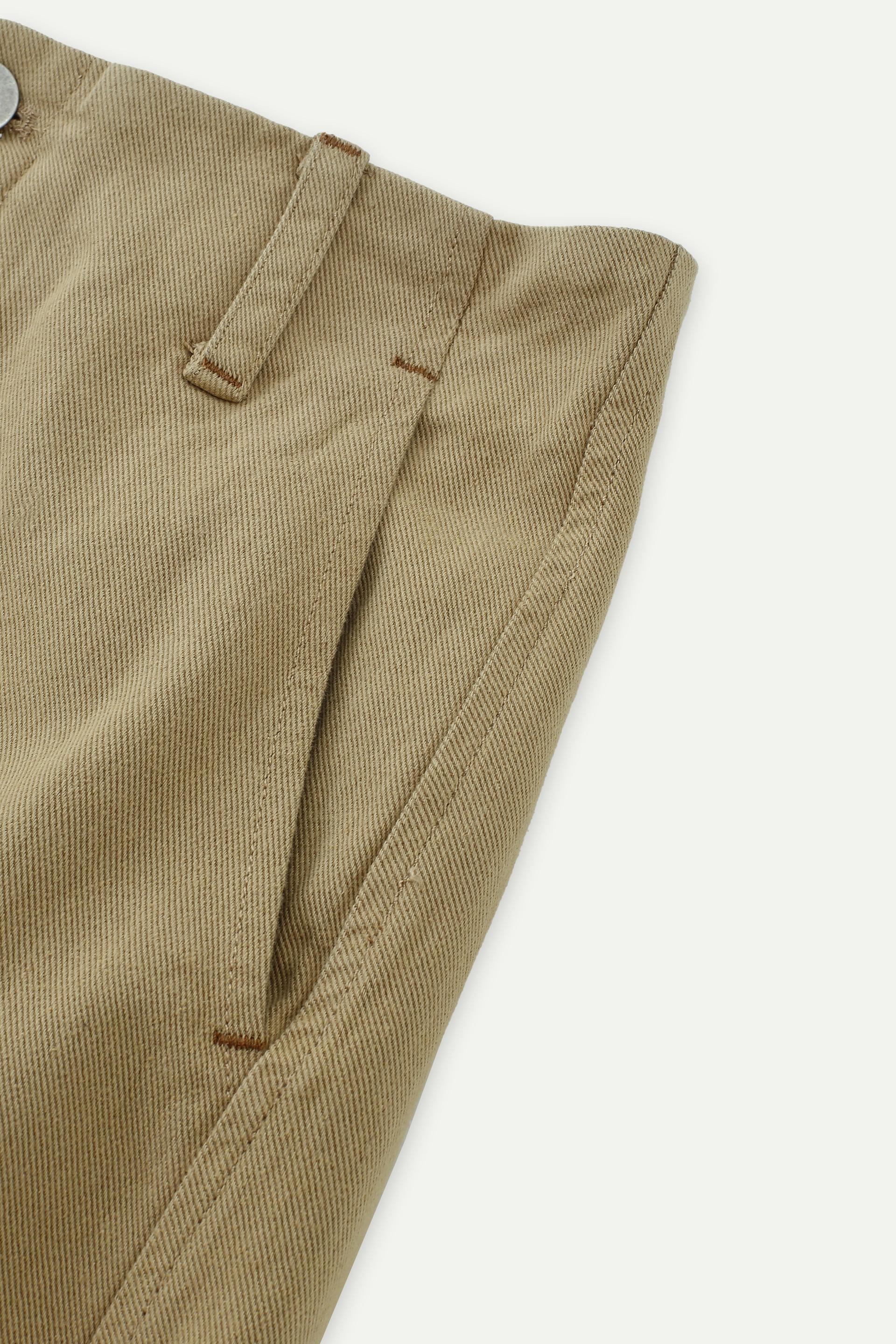 Curved Straight Leg Workwear Trouser