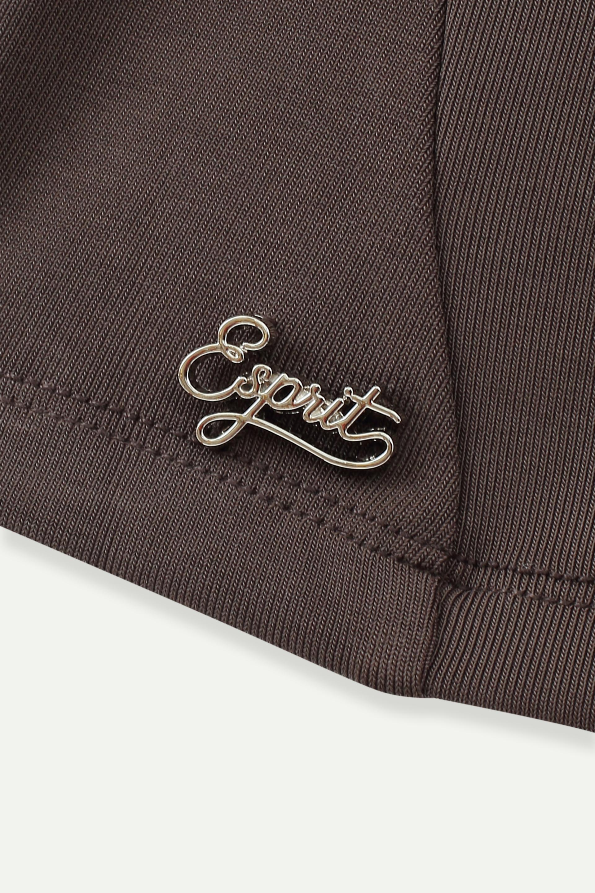 Contrast Piping Baseball Collar Zip-Up Top