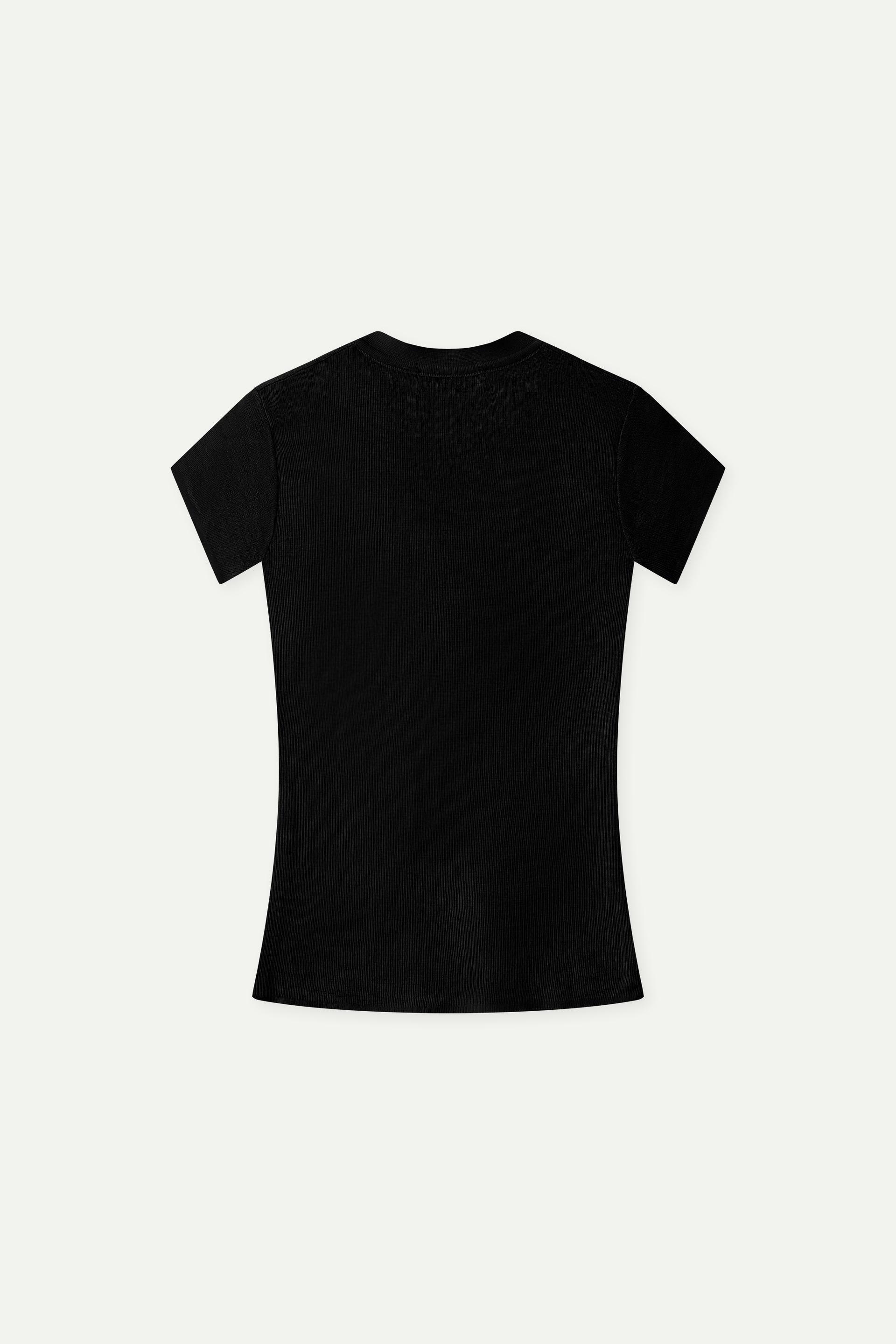 幼針織亨利領短袖上衣