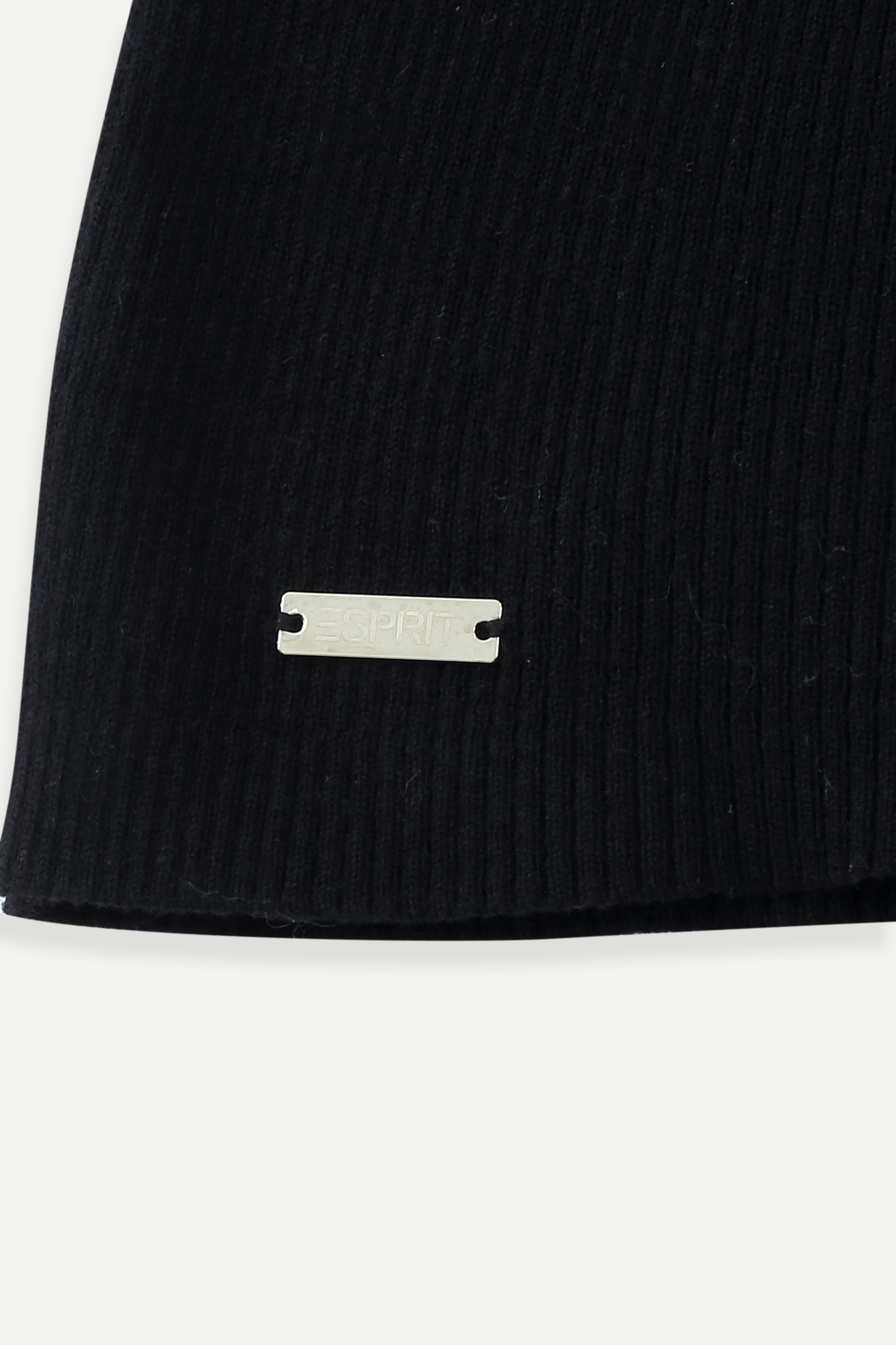 坑條針織 Polo 短袖上衣