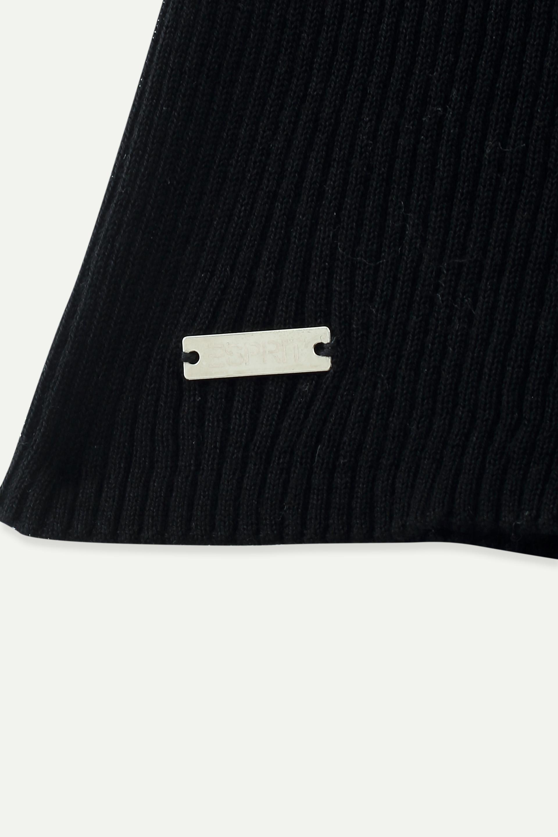 坑條針織無袖 Polo 上衣