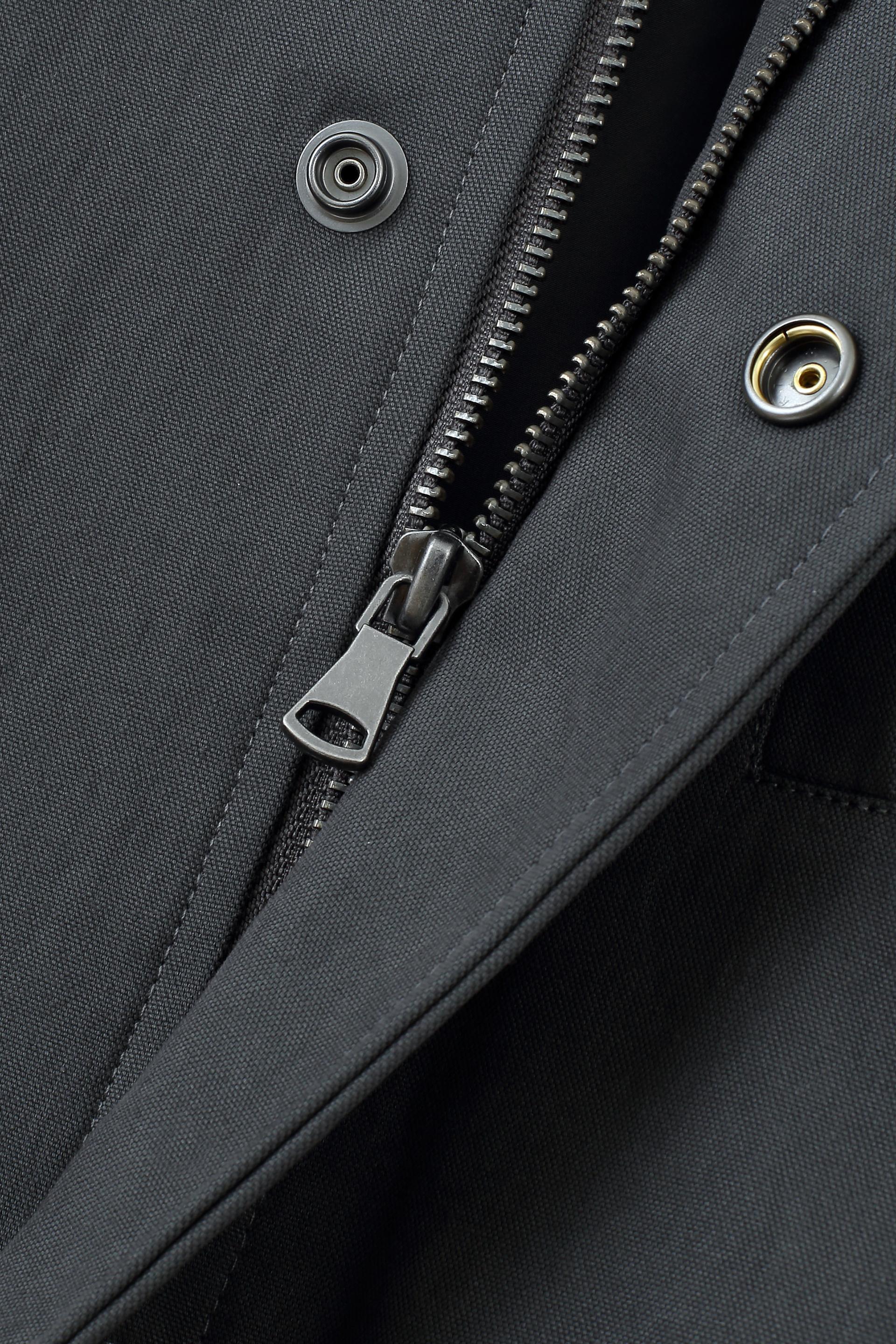 Contrast Collar Utility Jacket