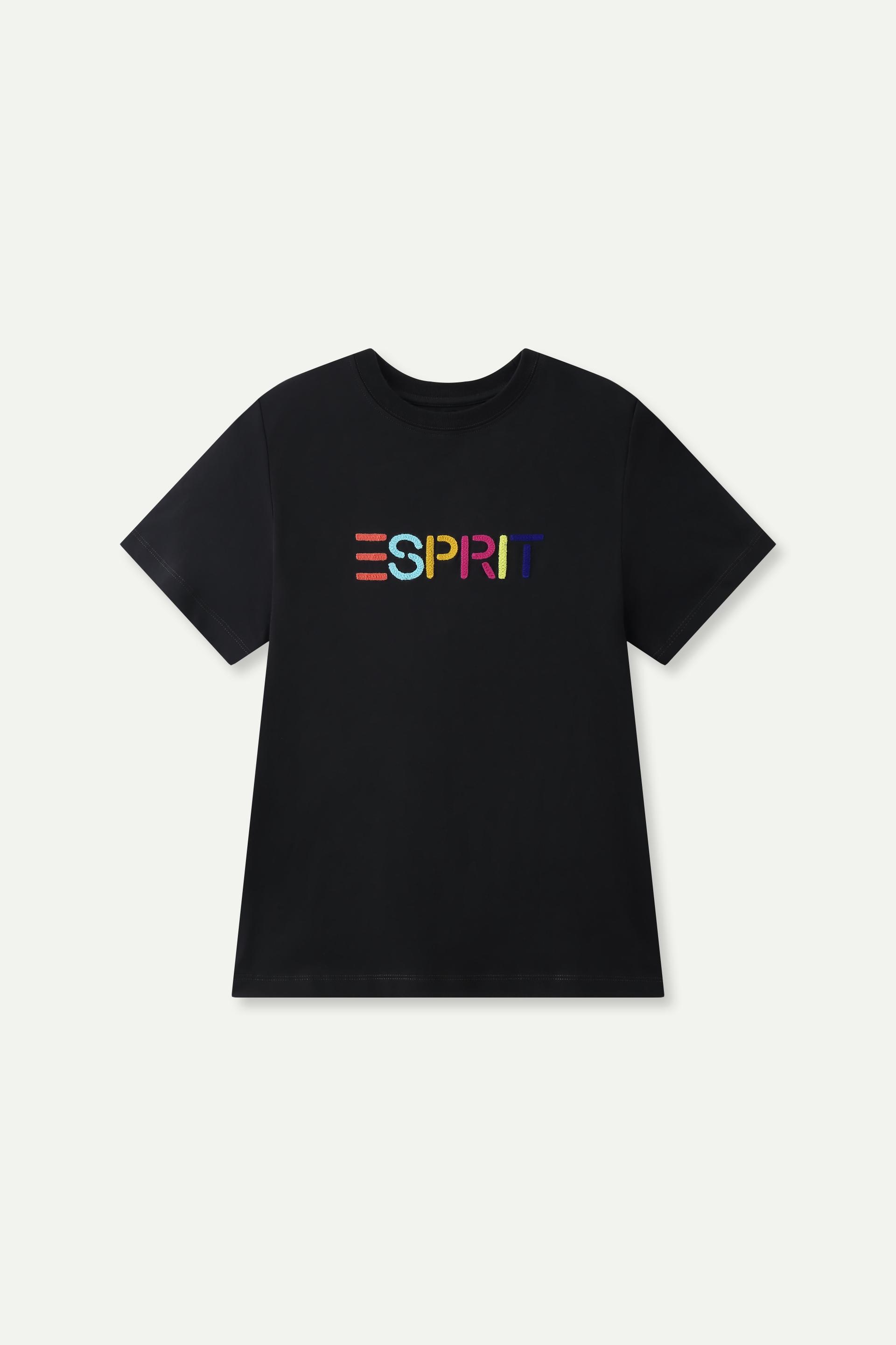 Multicolour Embroidered Logo T-Shirt