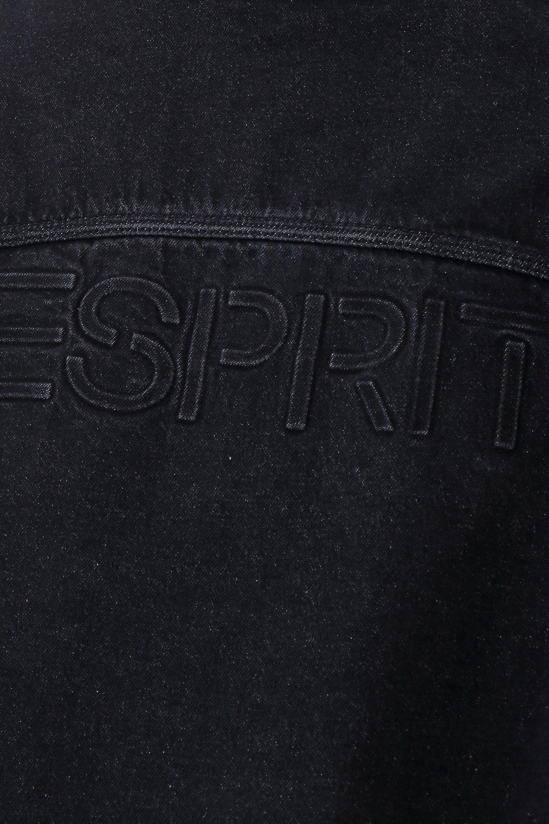 Men's Corduroy Collar Zip-Up Denim Jacket