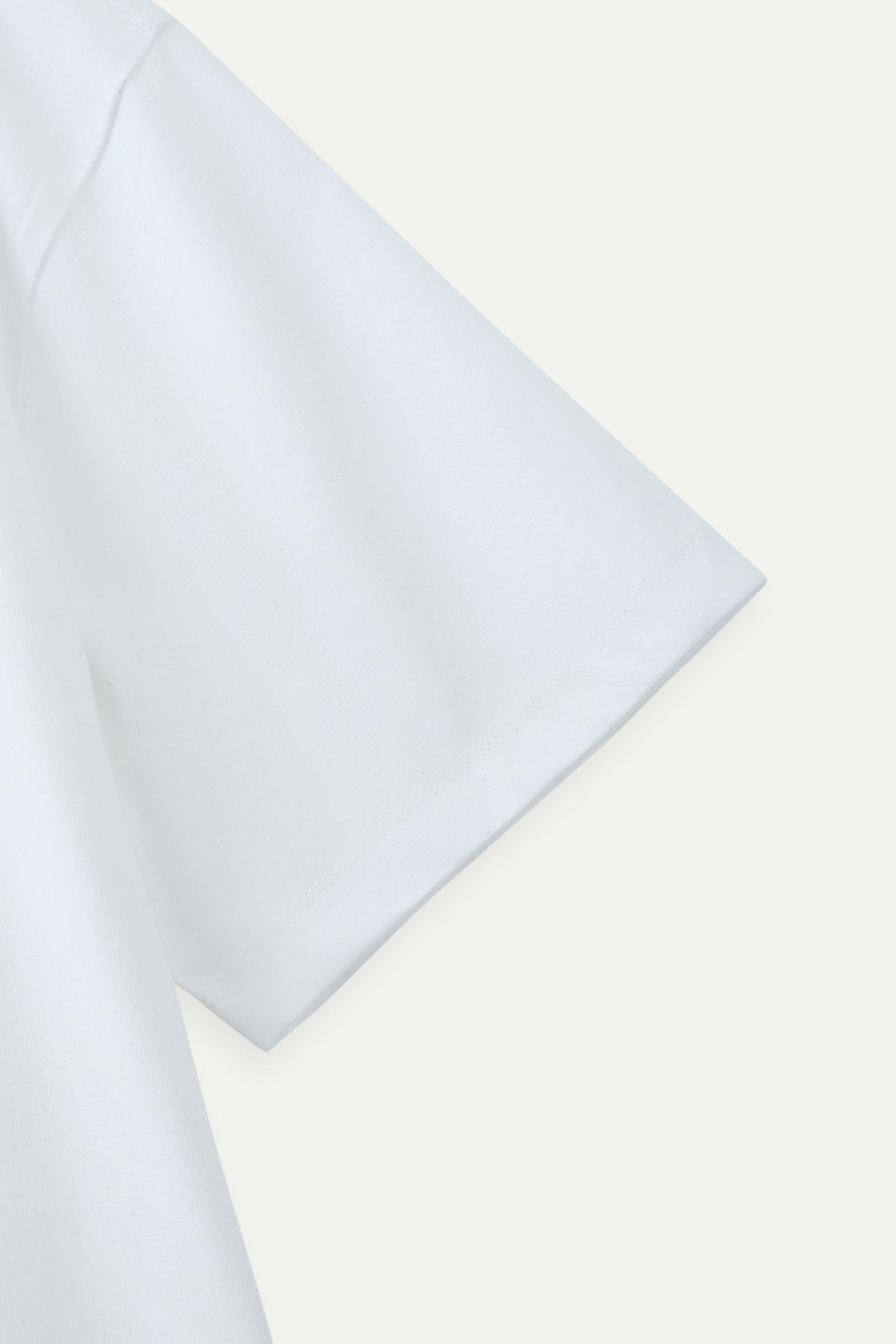 Multicolour Embroidered Logo Crew Neck T-Shirt