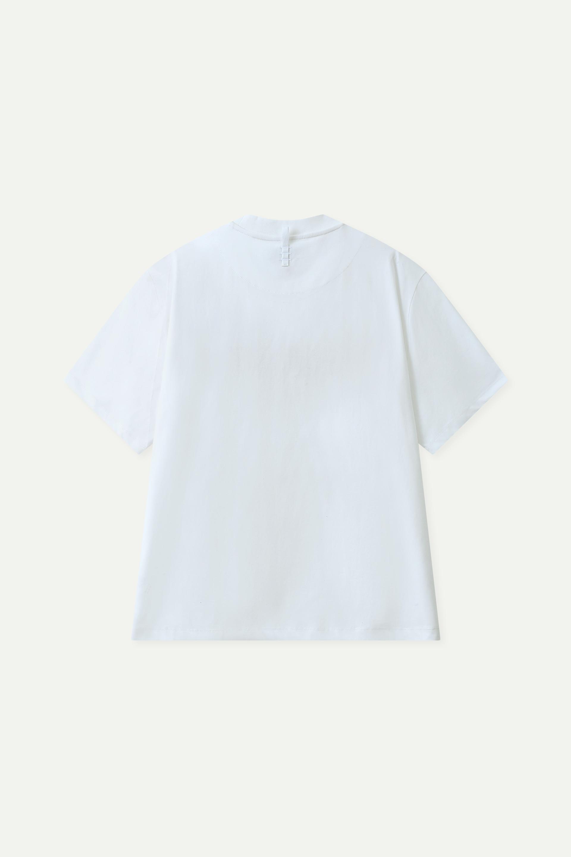 Multicolour Embroidered Logo Crew Neck T-Shirt