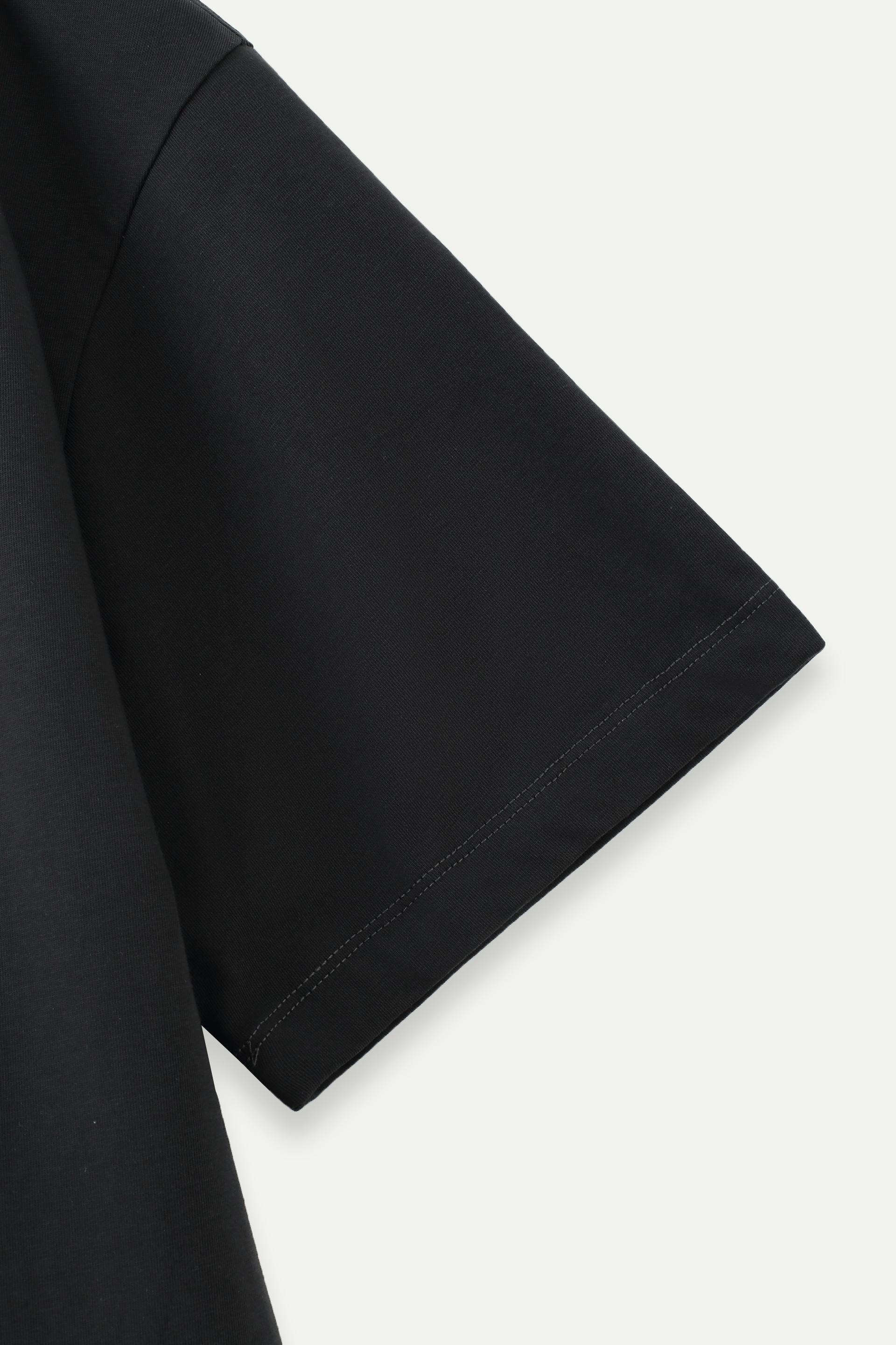 Multicolour Embroidered Logo Crew Neck T-Shirt