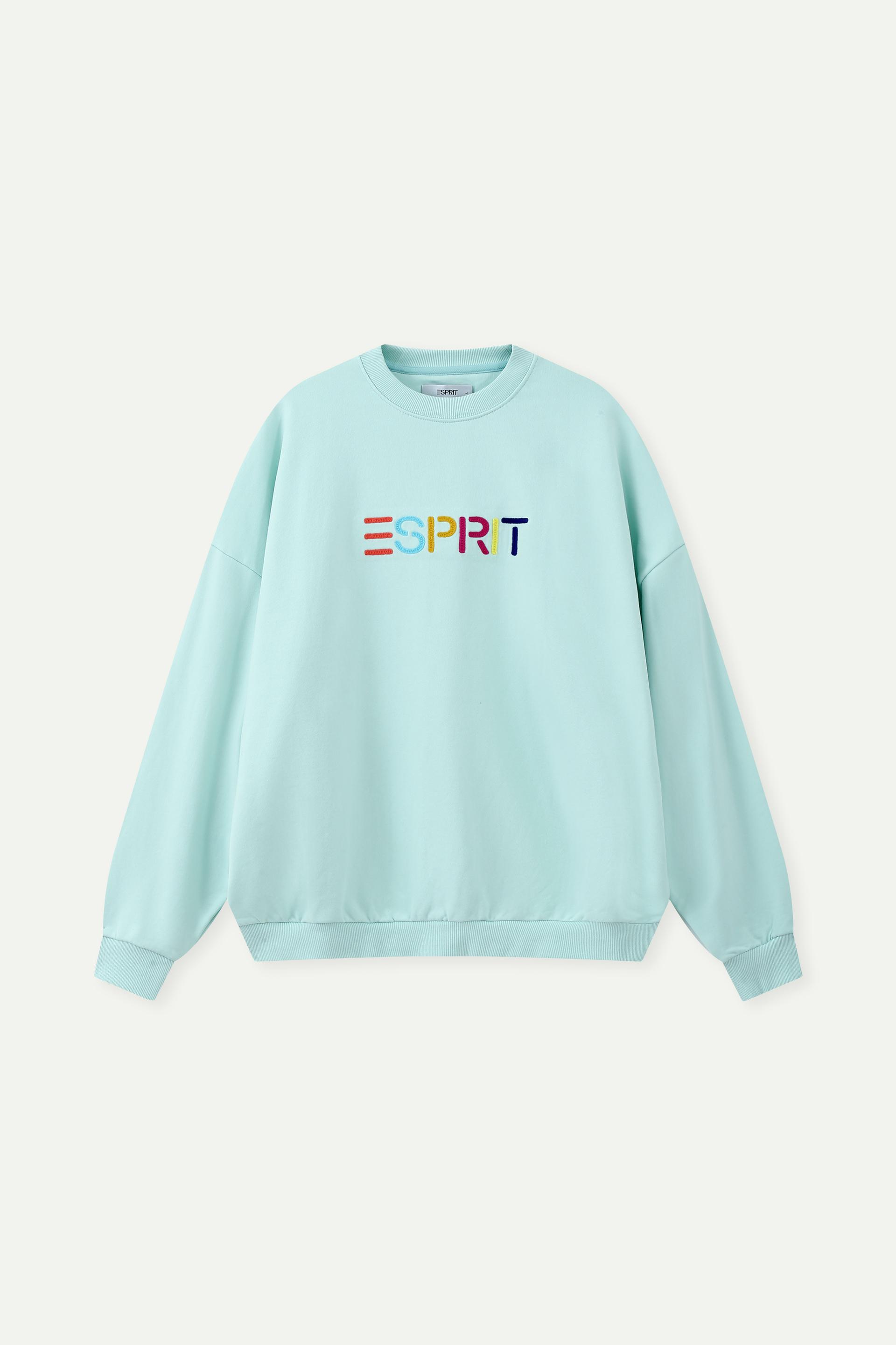 Multicolour Embroidery Crew Neck Sweatshirt
