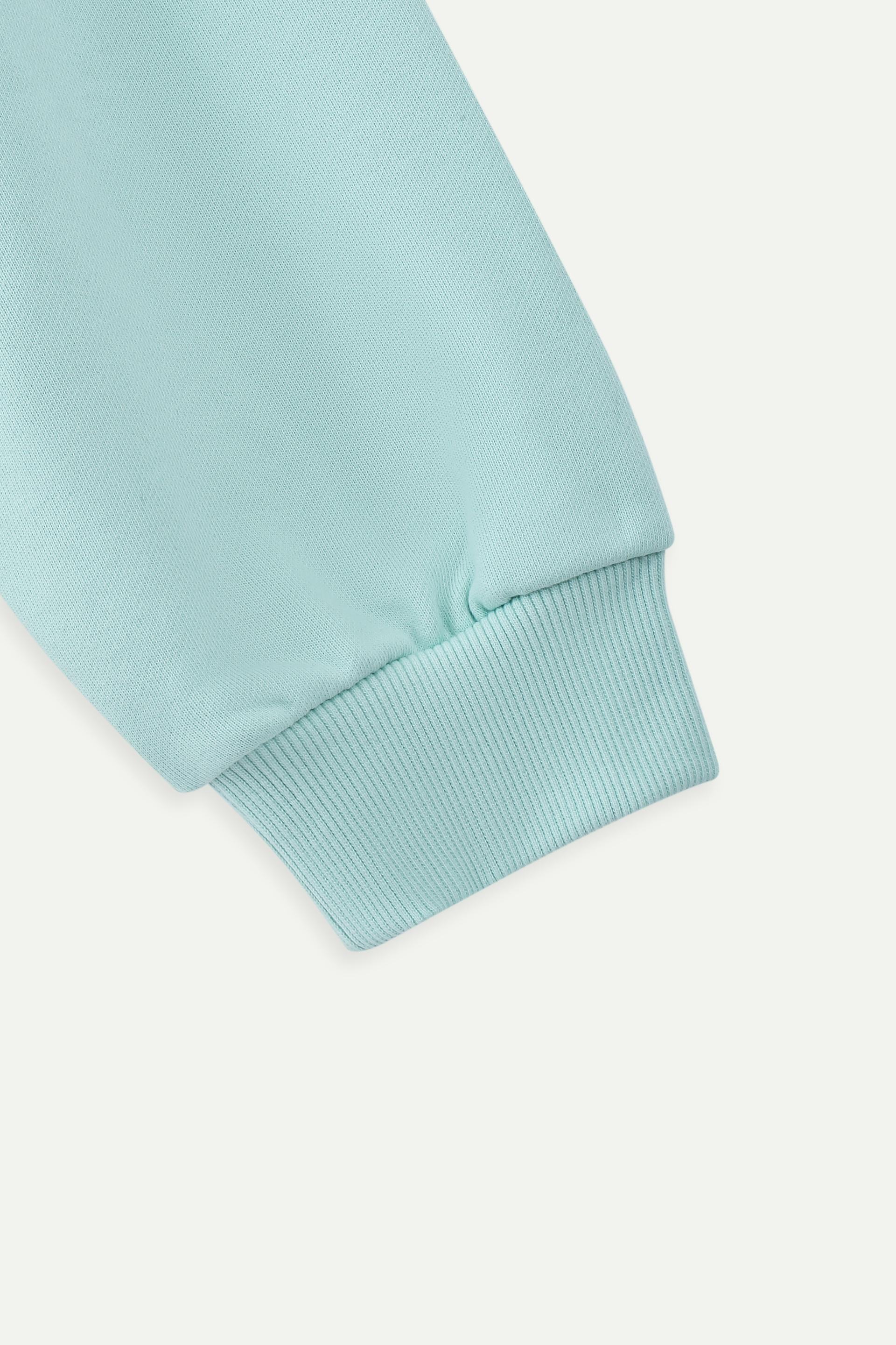 Multicolour Embroidery Crew Neck Sweatshirt