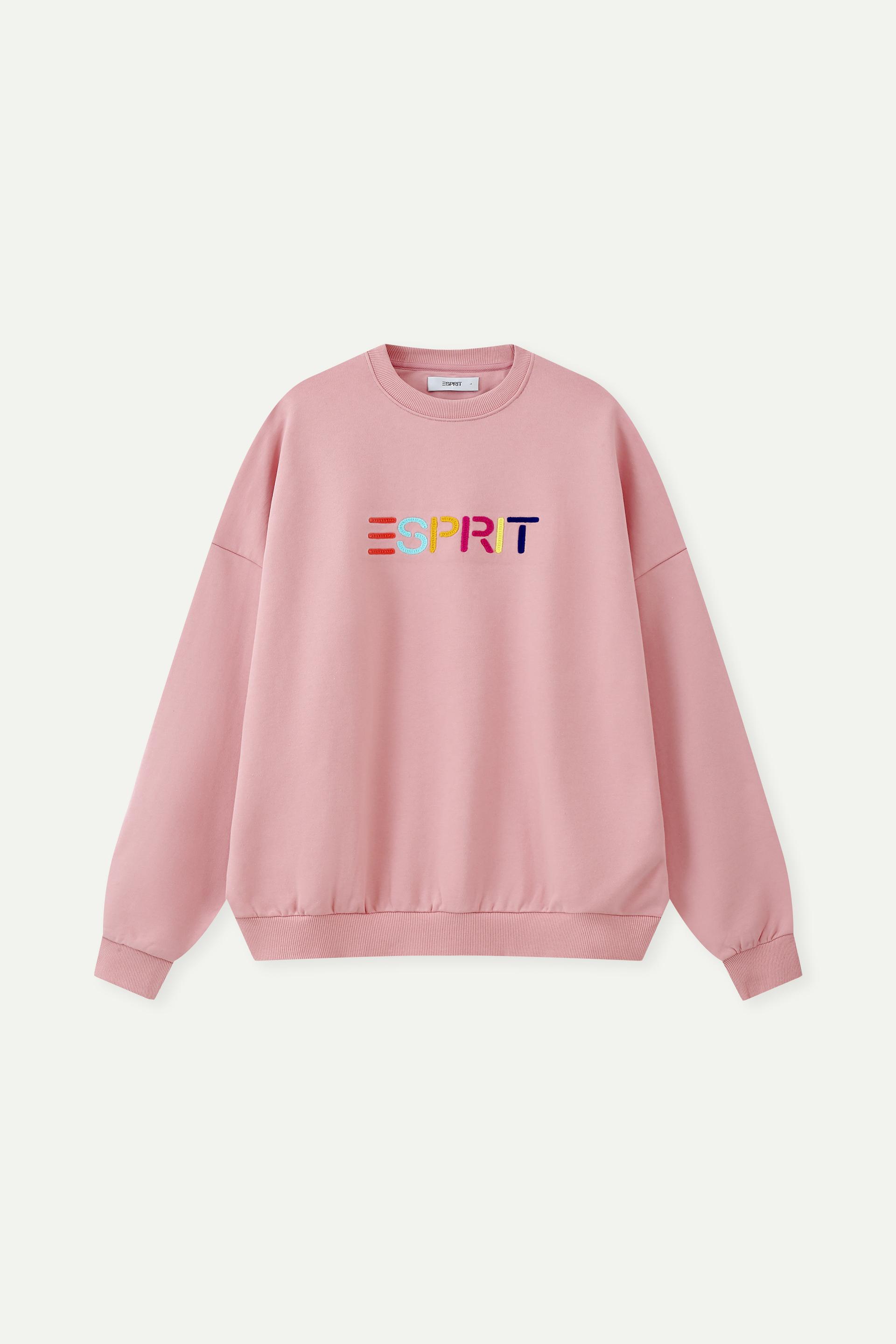 Multicolour Embroidery Crew Neck Sweatshirt