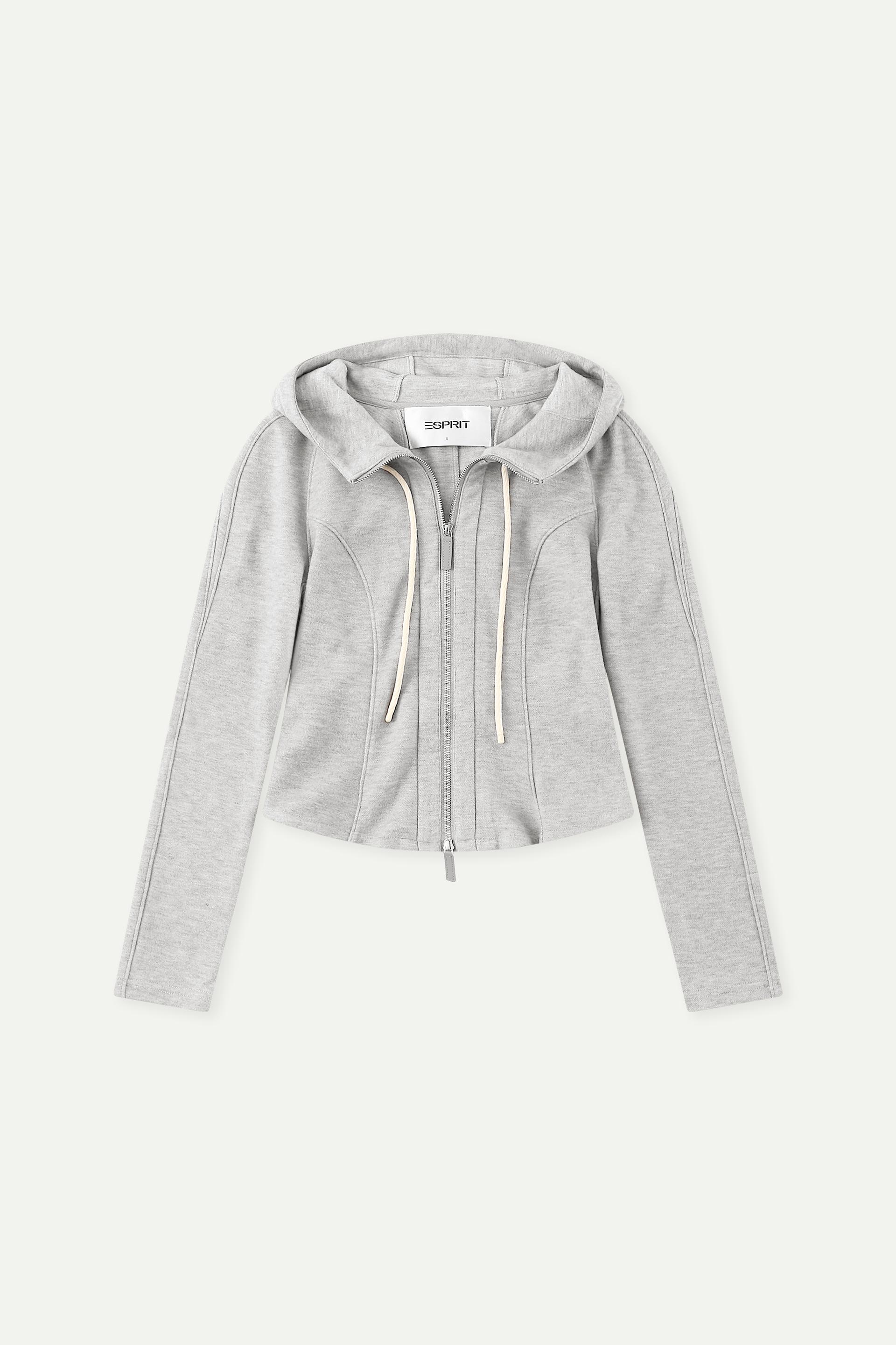 短版拉鍊連帽外套