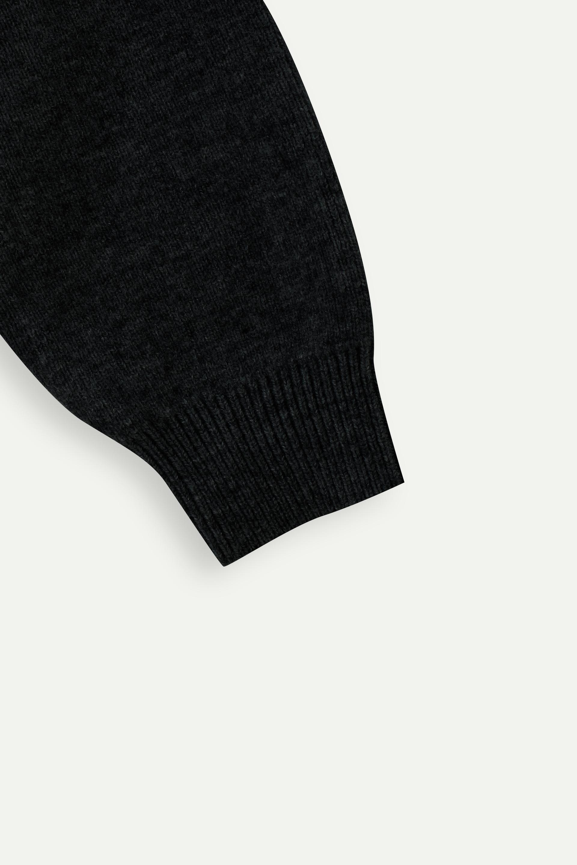 Knitted Zip-Up Hoodie