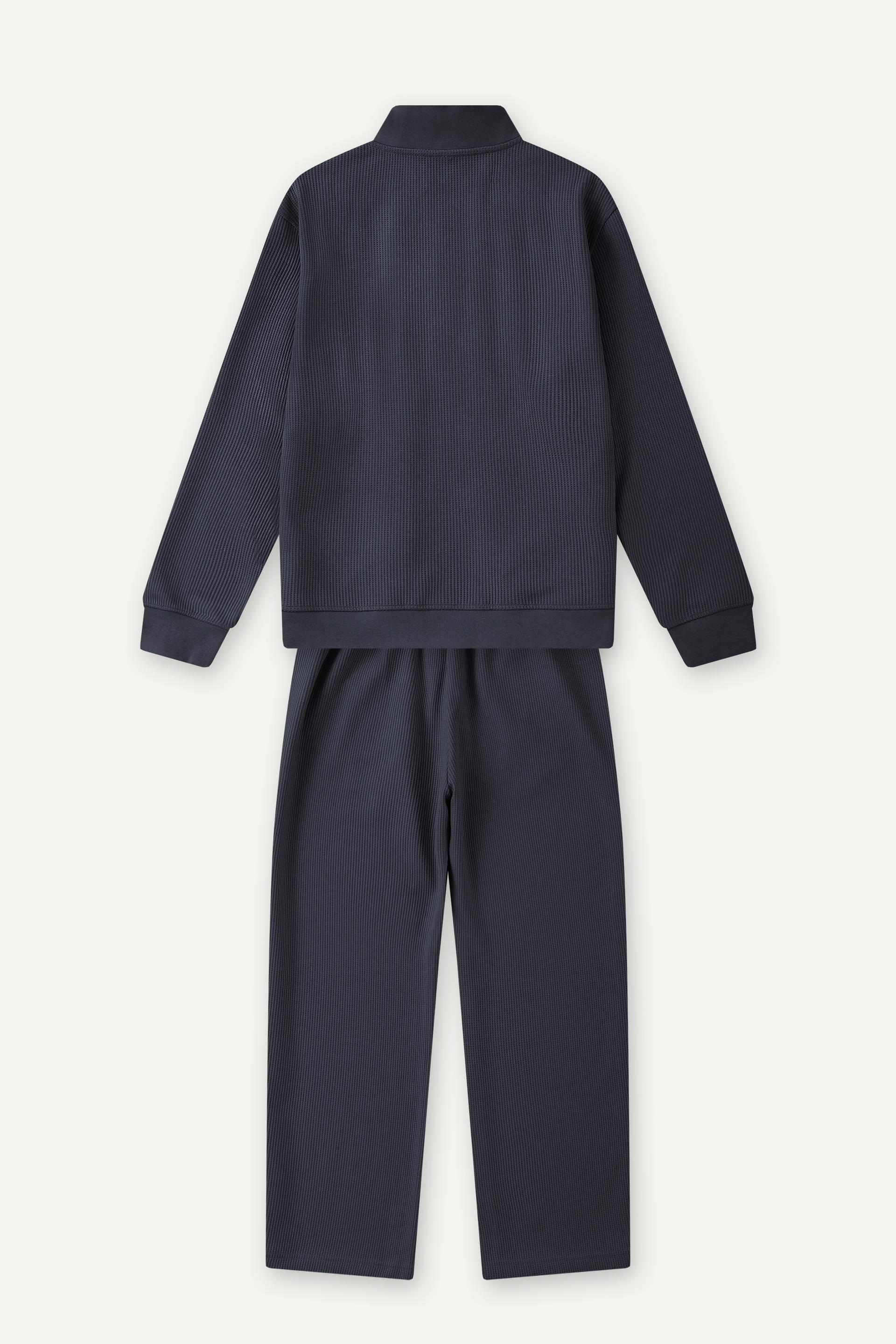 羅紋全拉鍊家居套裝