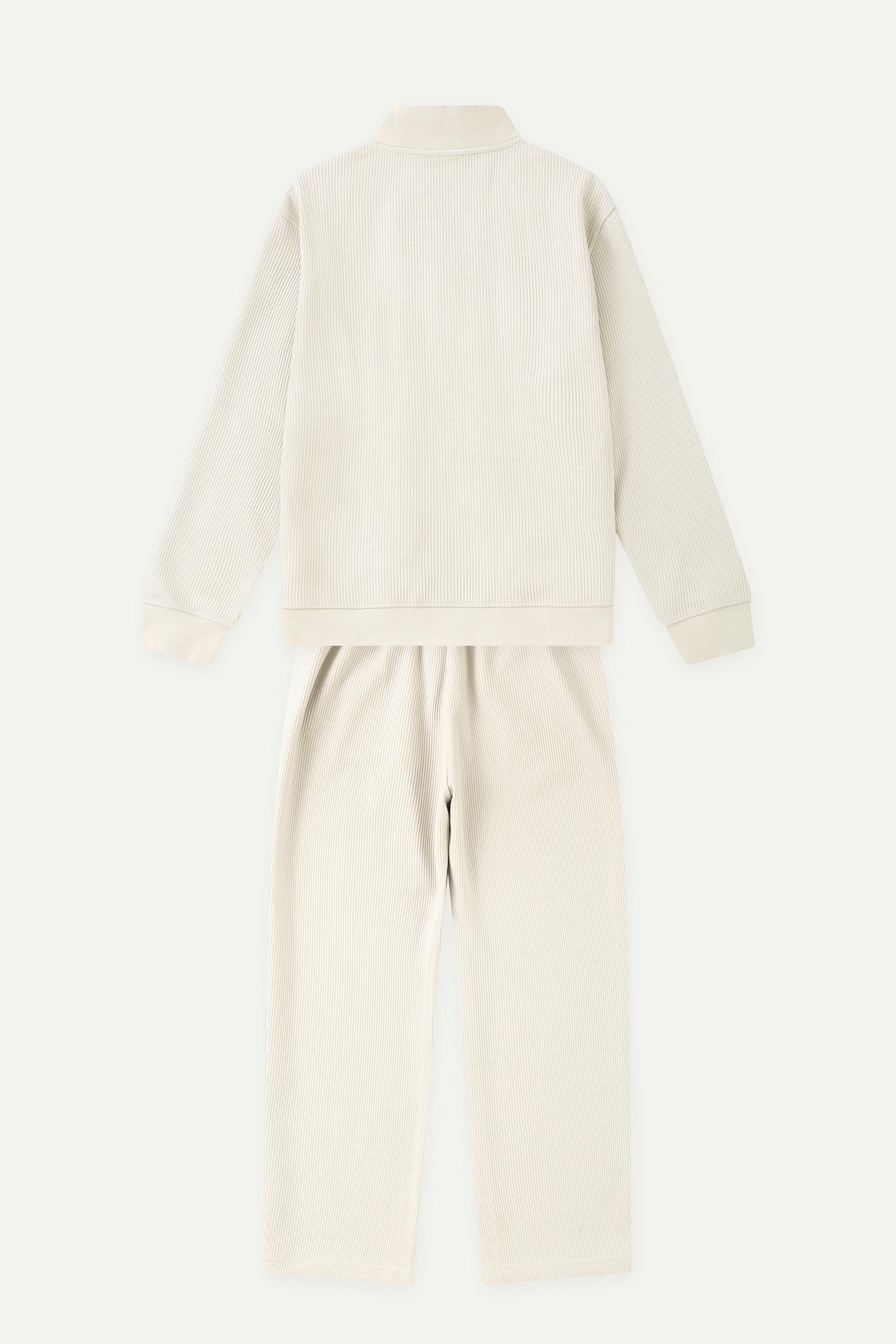 羅紋全拉鍊家居套裝